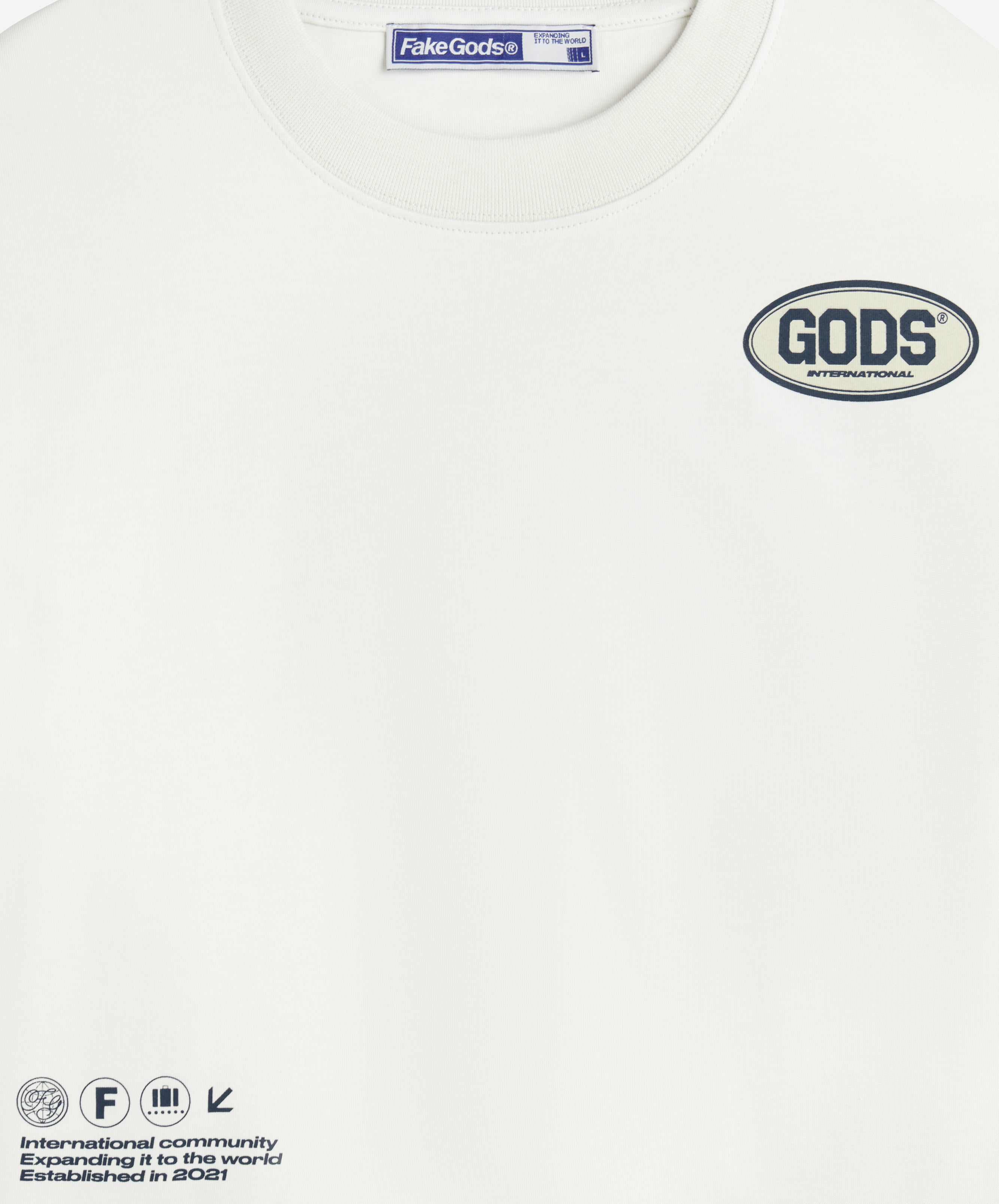 SEA GODS TEE OFF WHITE