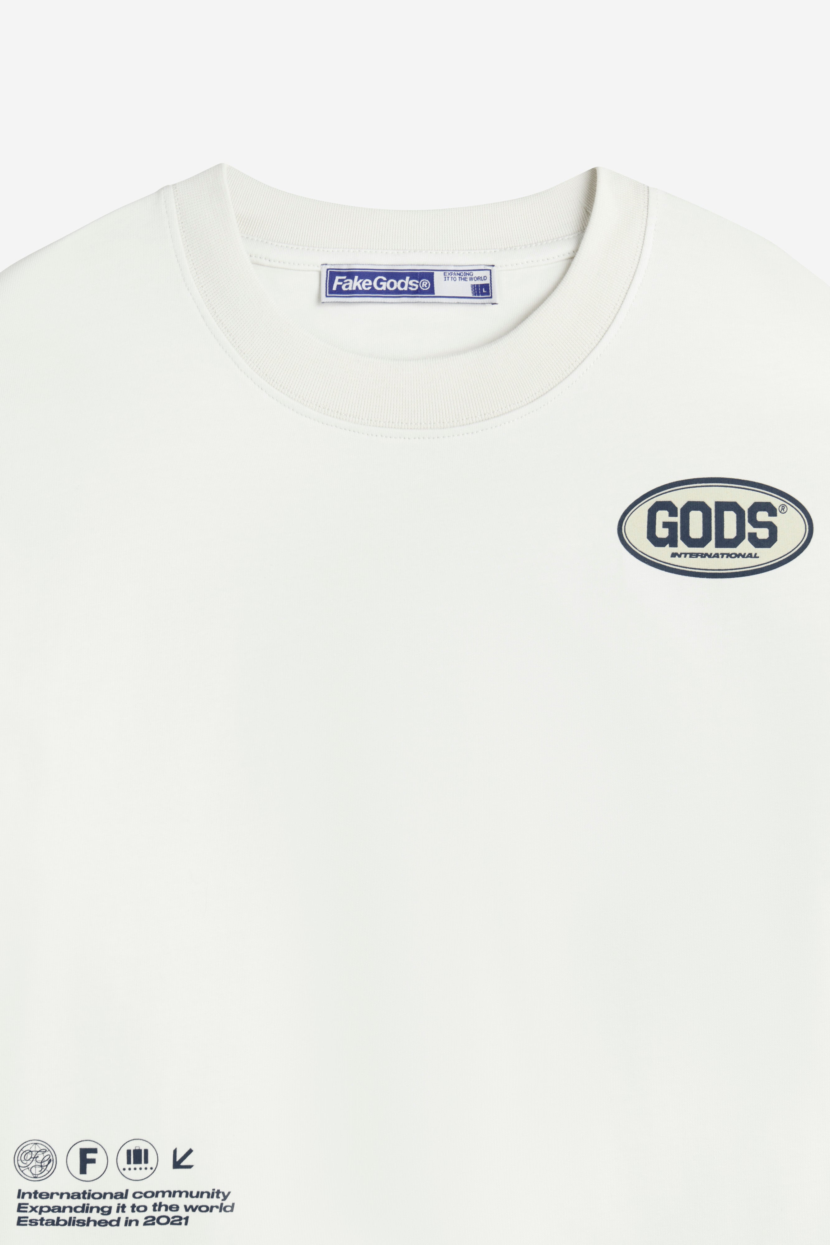 SEA GODS TEE OFF WHITE