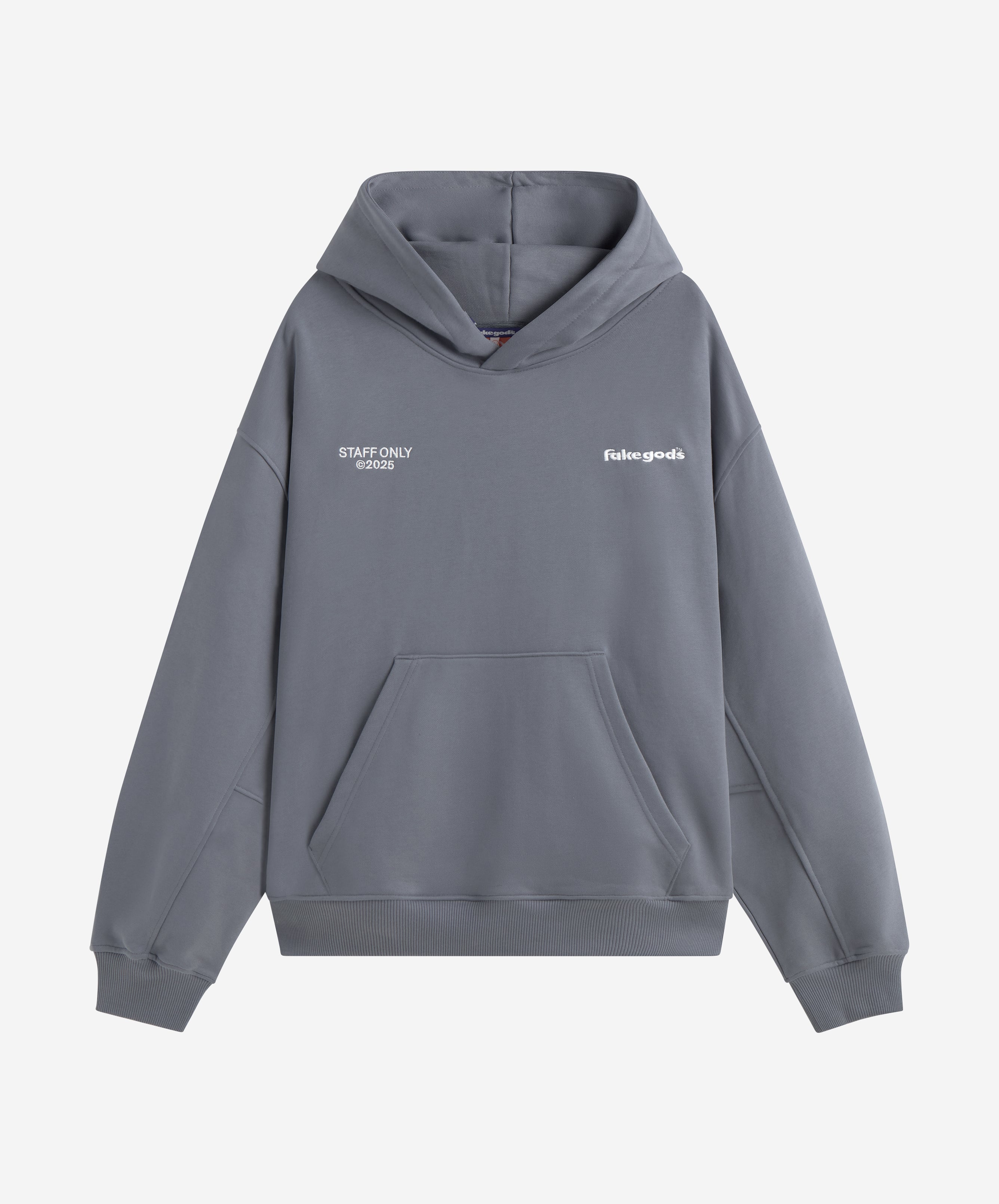 STAFF HOODIE BLUE GREY