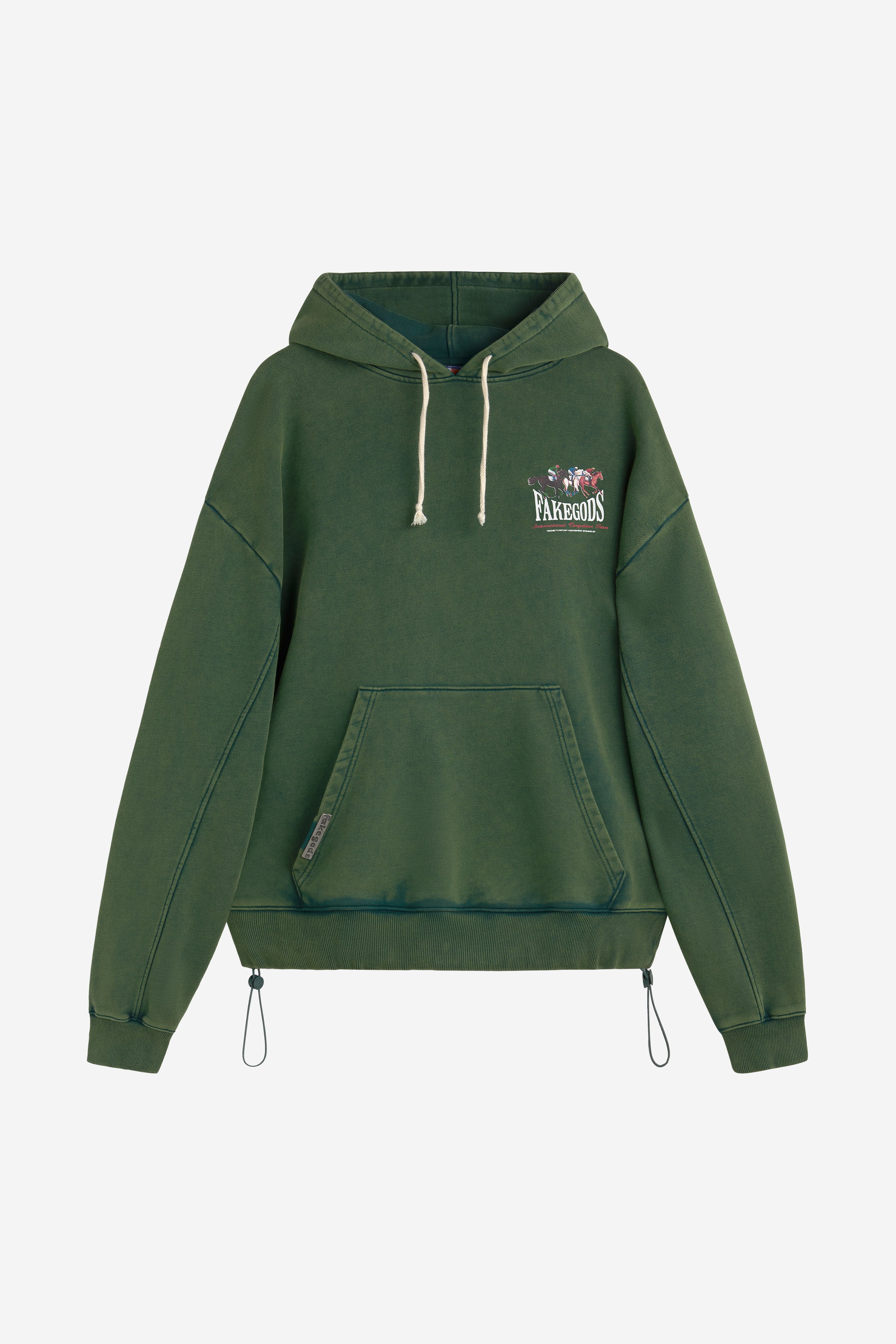 HORSE RACE HOODIE GREEN