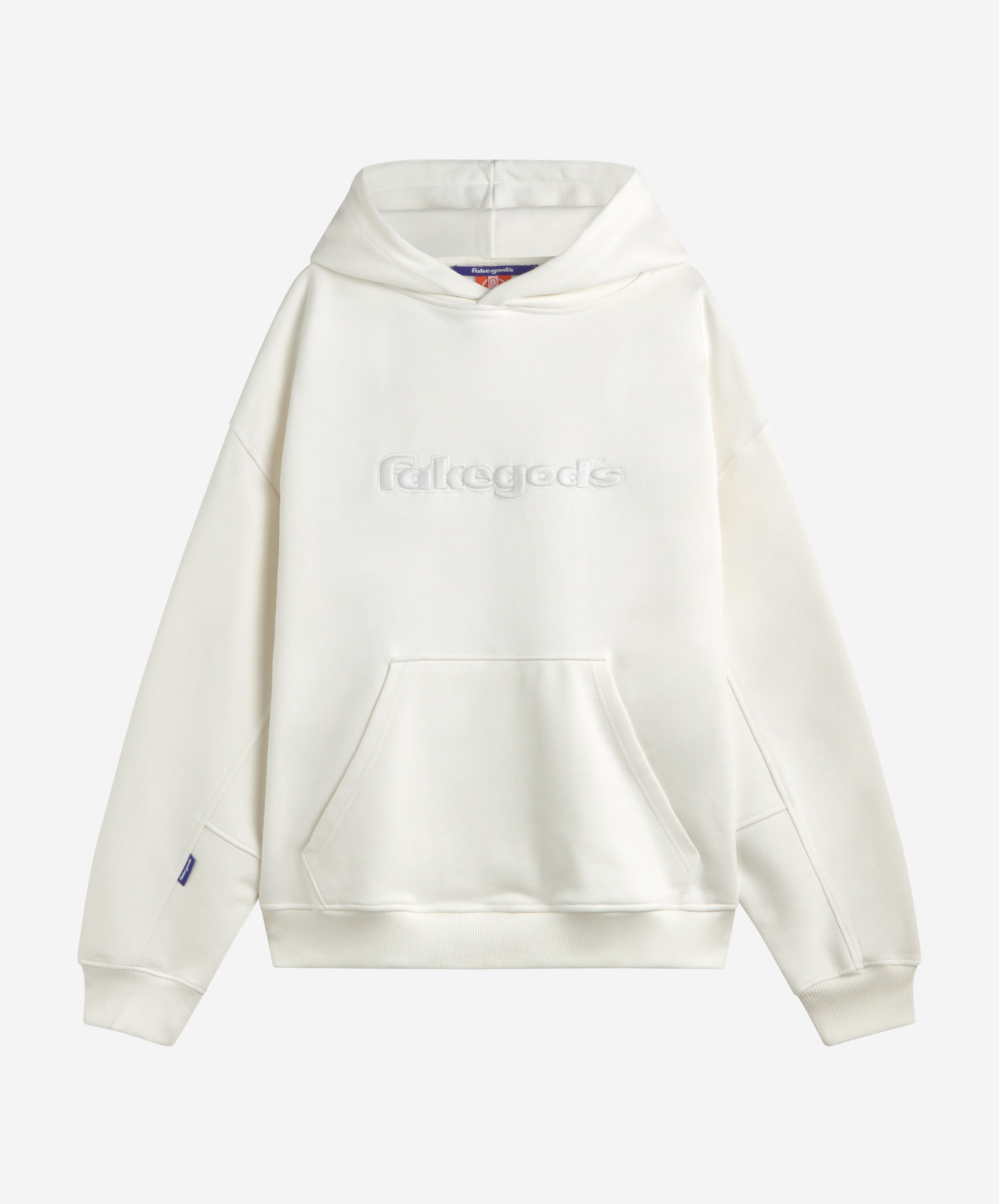 SOLID LOGO HOODIE CREAM