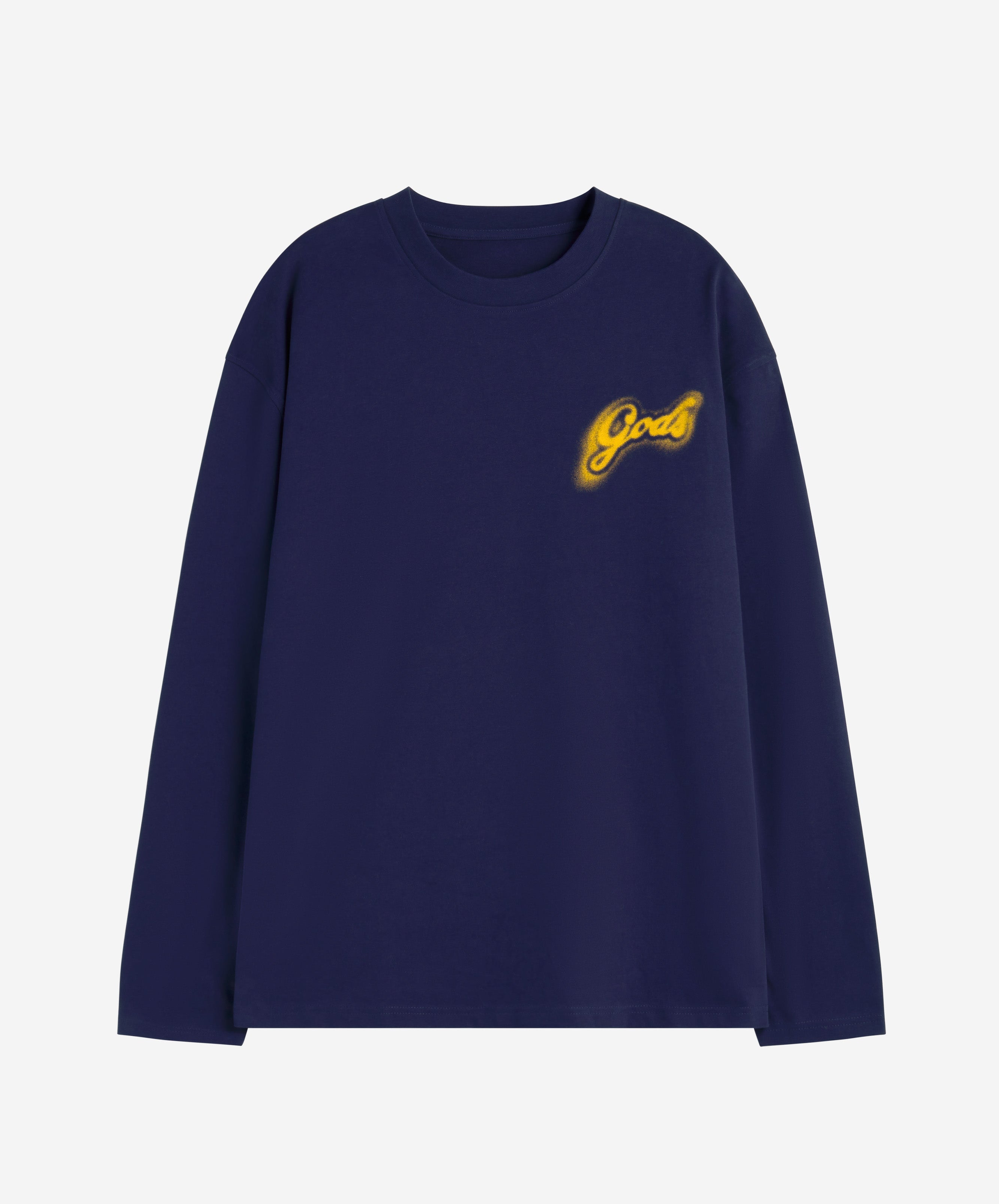 LOGO LONGSLEEVE TEE NAVY