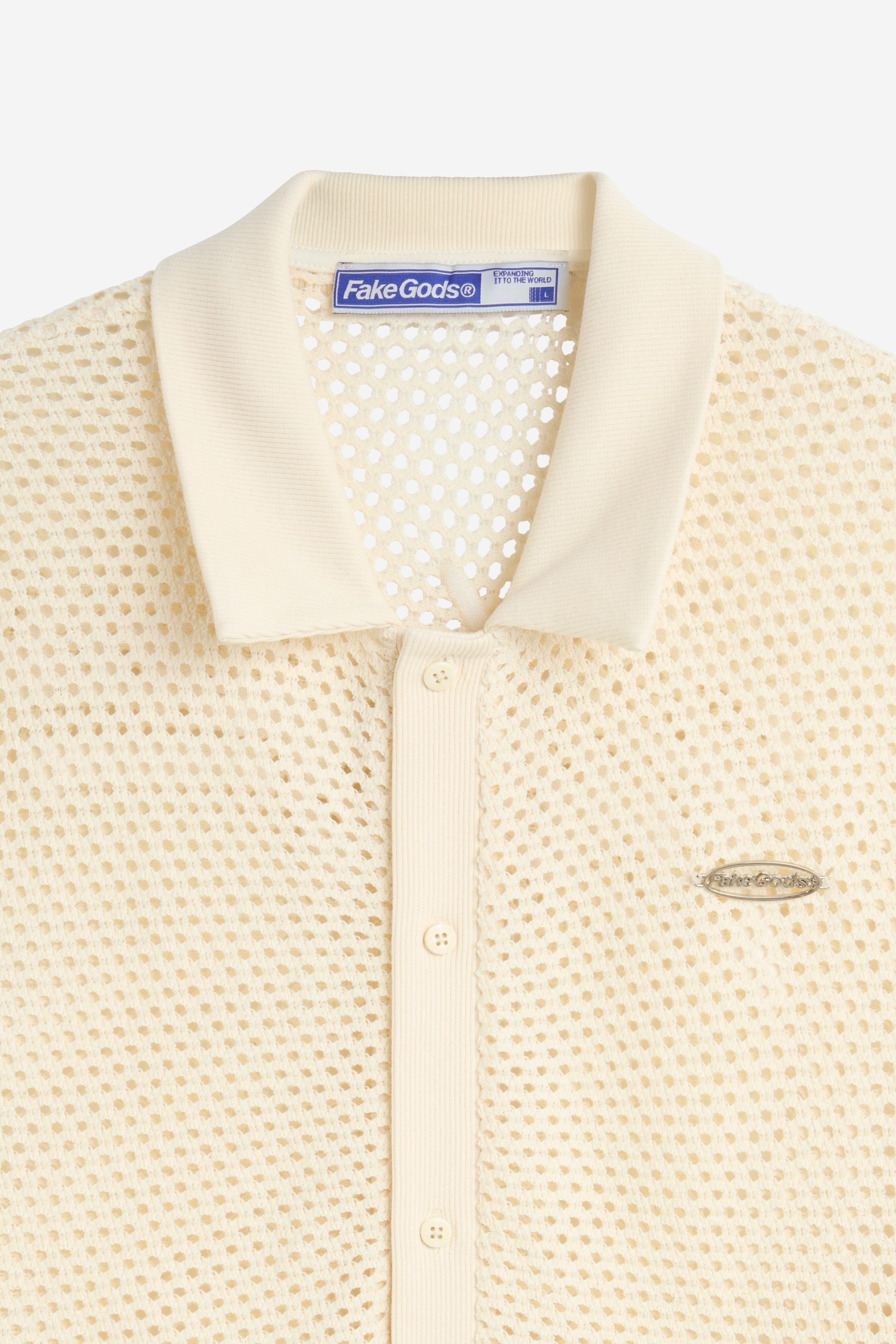 CROCHET SHIRT CREAM