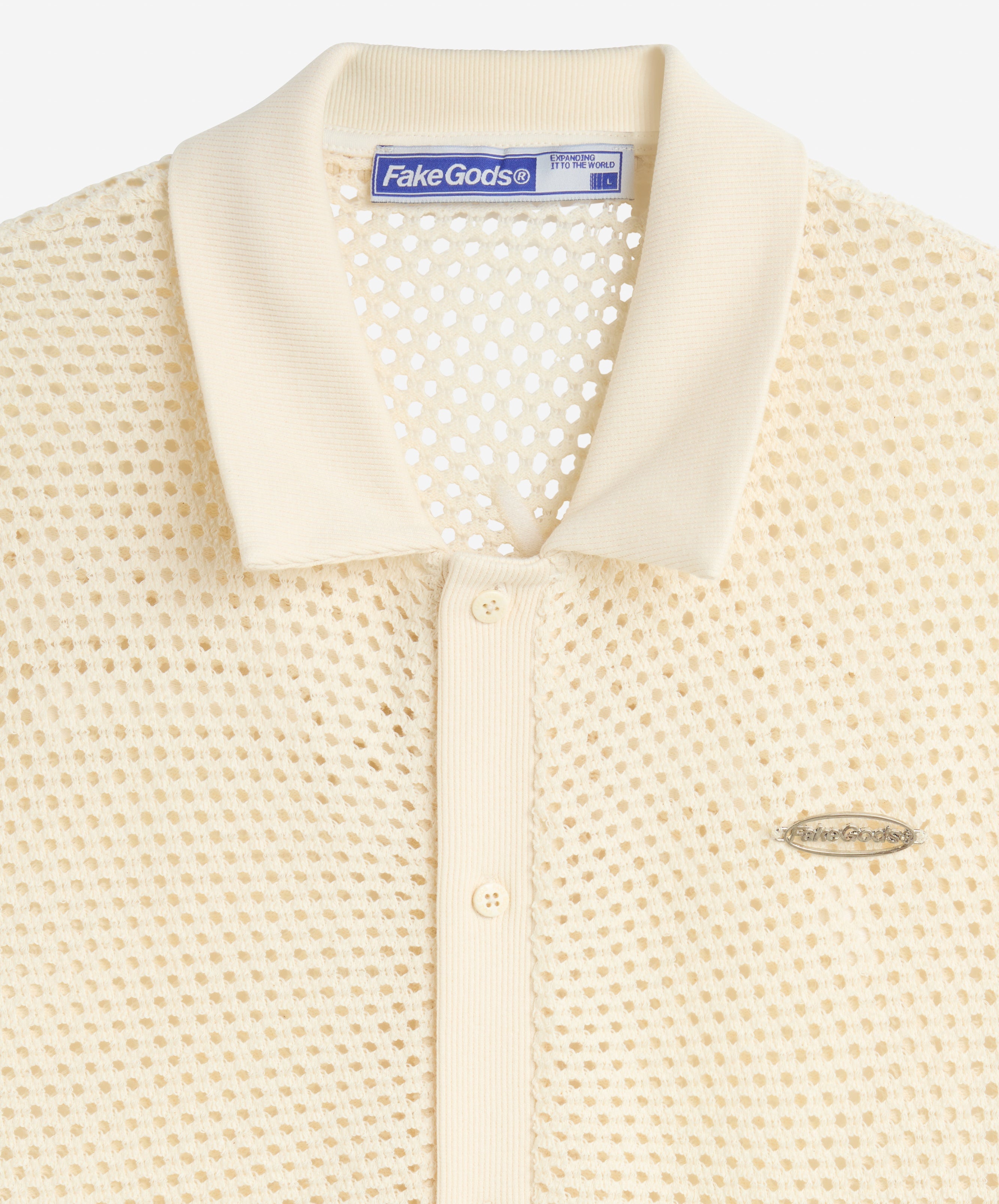 CROCHET SHIRT CREAM