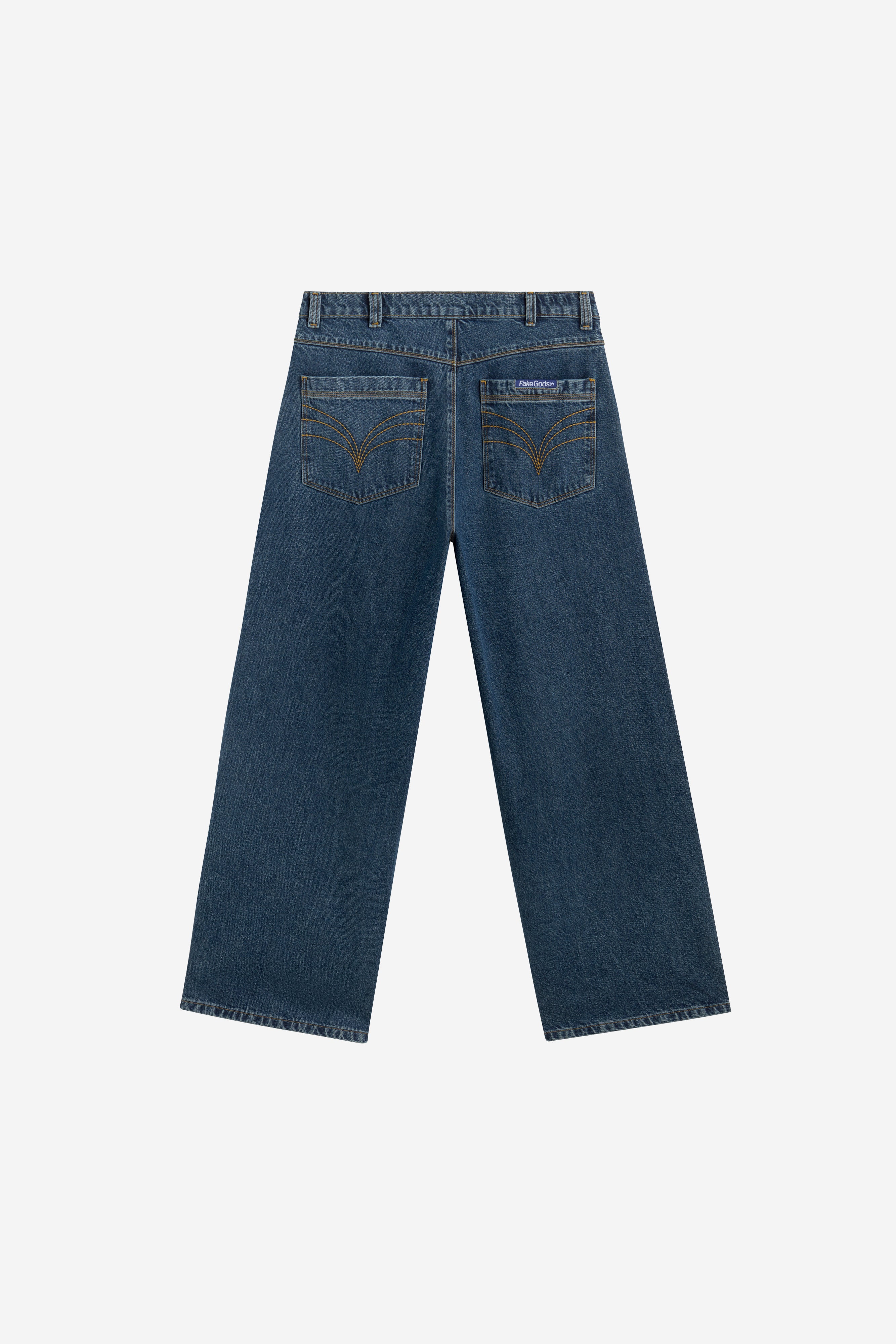 NAUTICAL DENIM JEANS BLUE