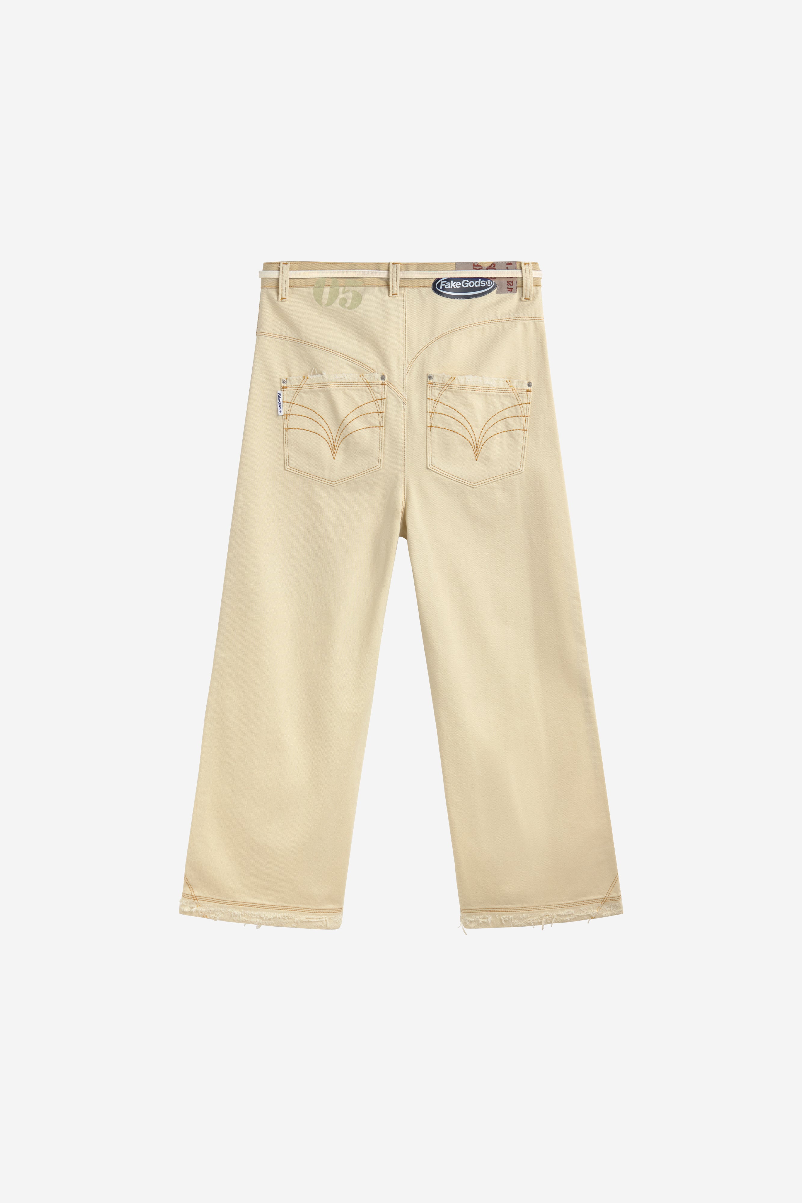 SAILOR DENIM JEANS CREAM