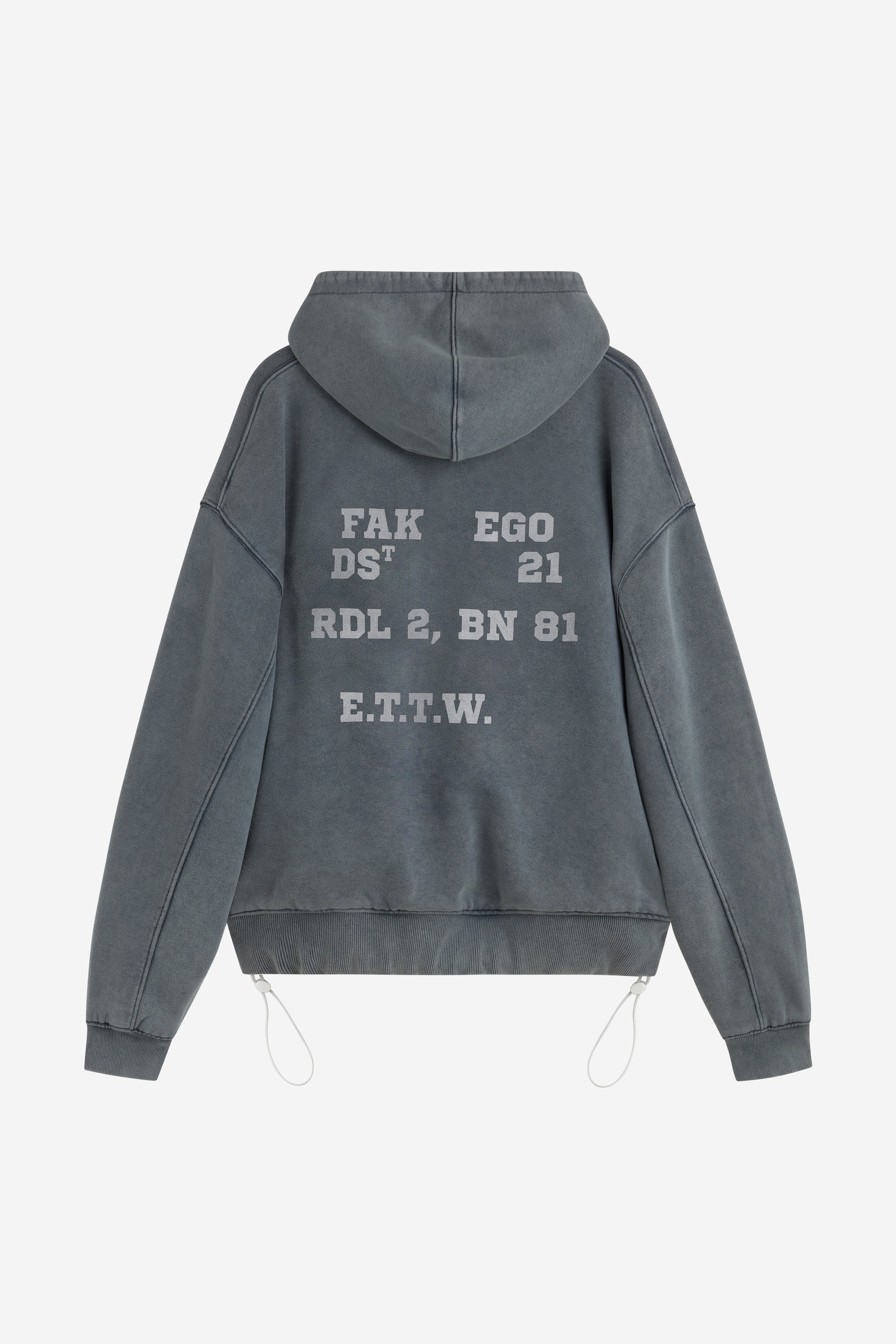 ALTER-EGO REVERSIBLE HOODIE GREY