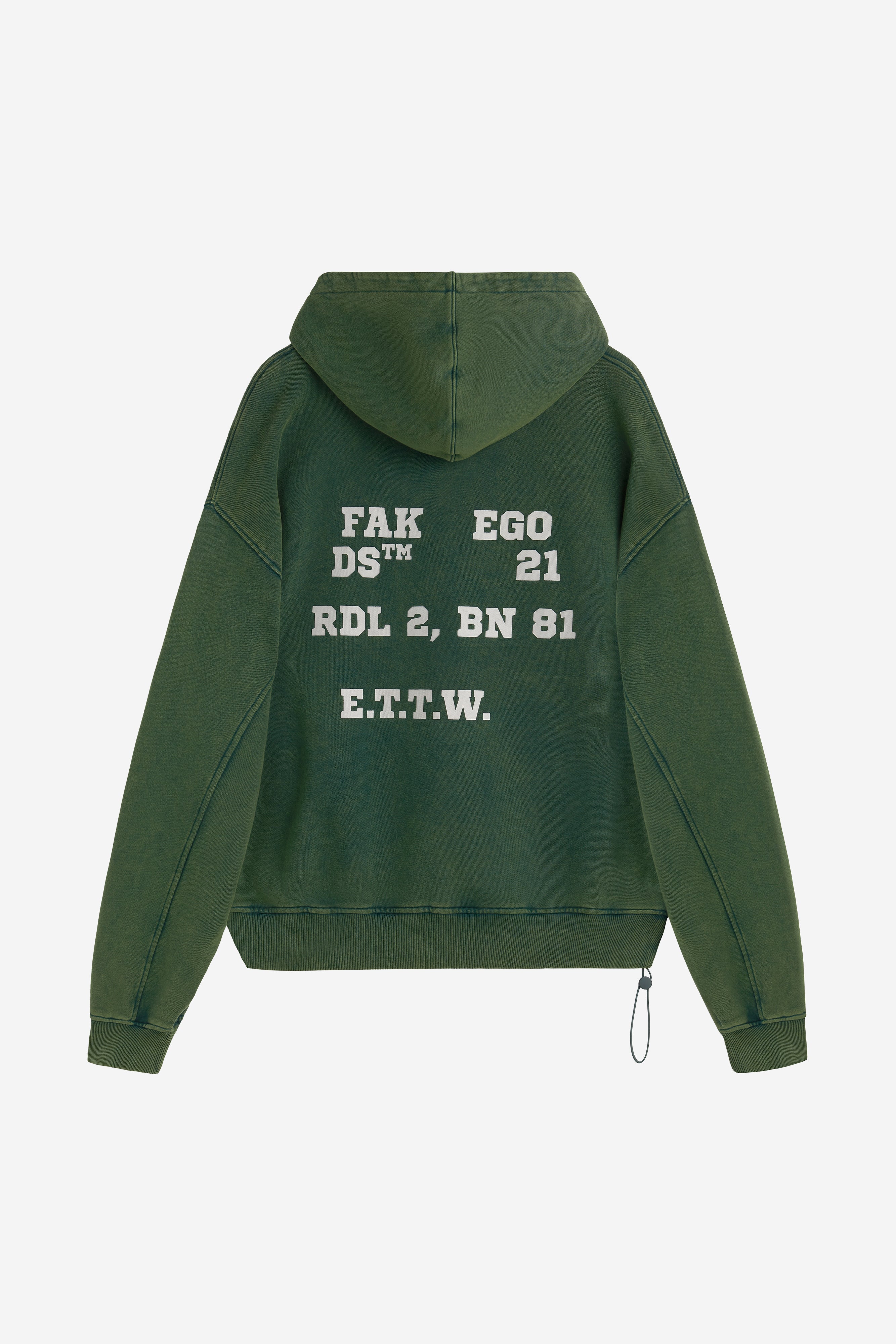 ALTER-EGO REVERSIBLE HOODIE GREEN