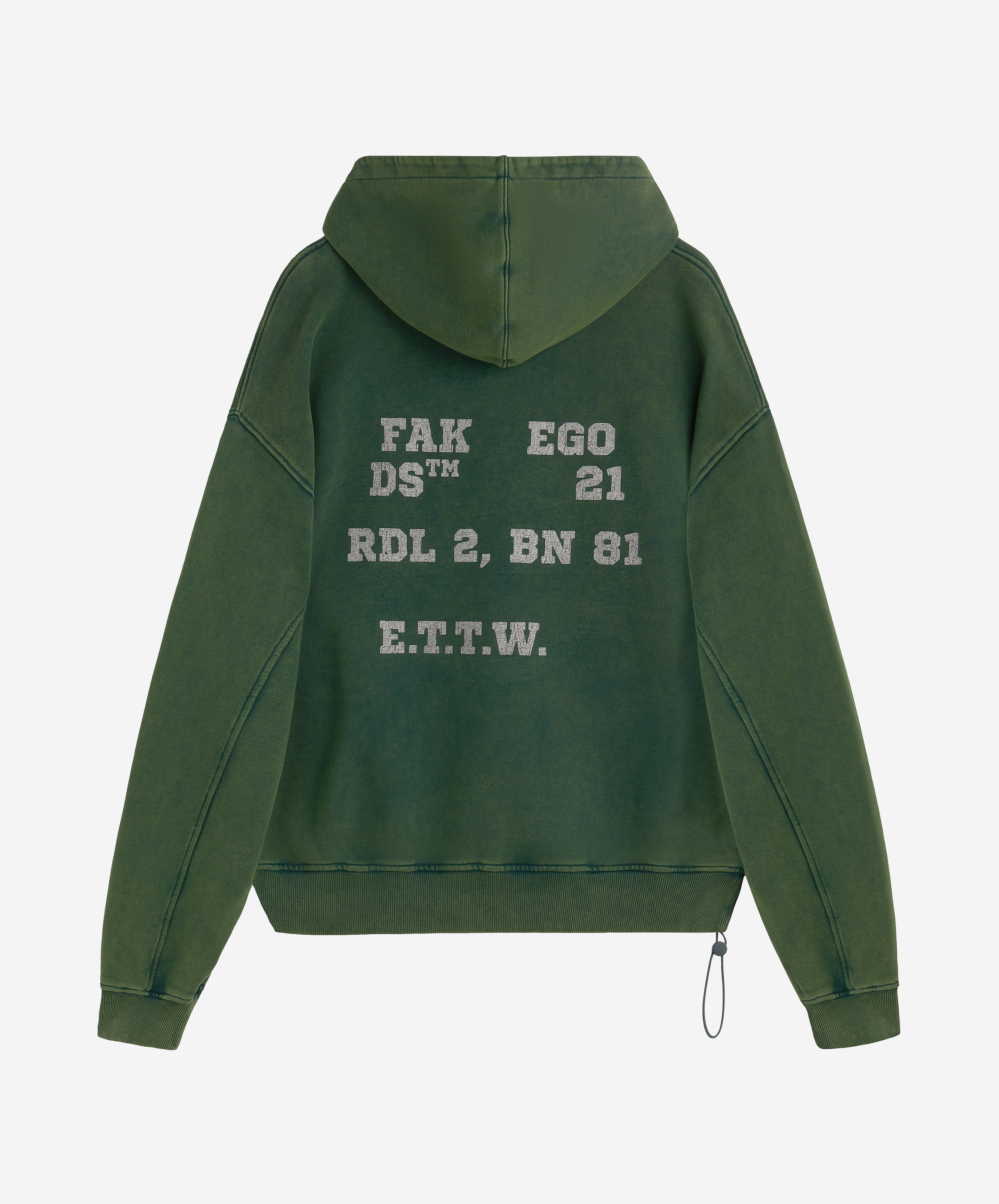 ALTER-EGO REVERSIBLE HOODIE GREEN