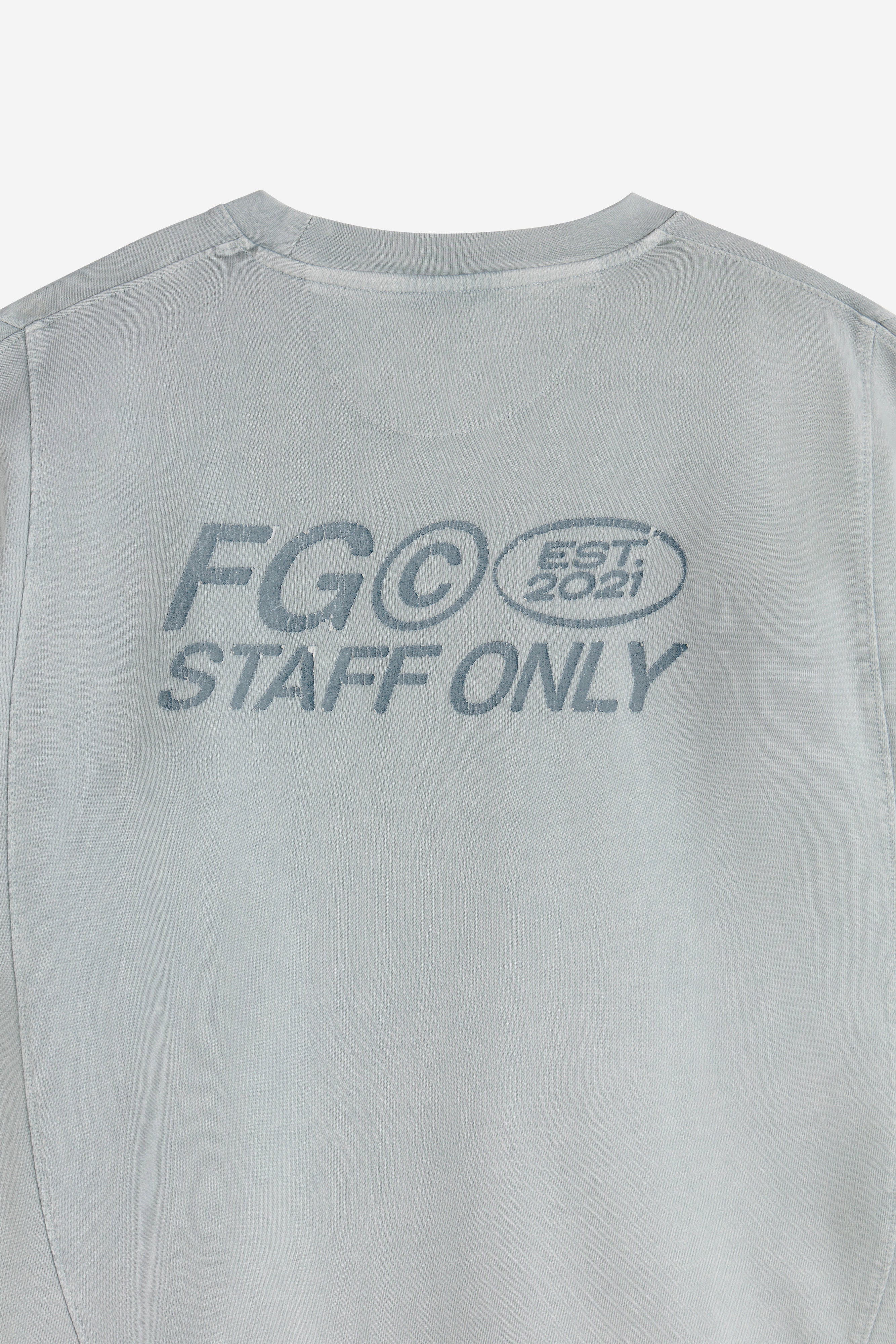 STAFF ONLY TEE BLUE