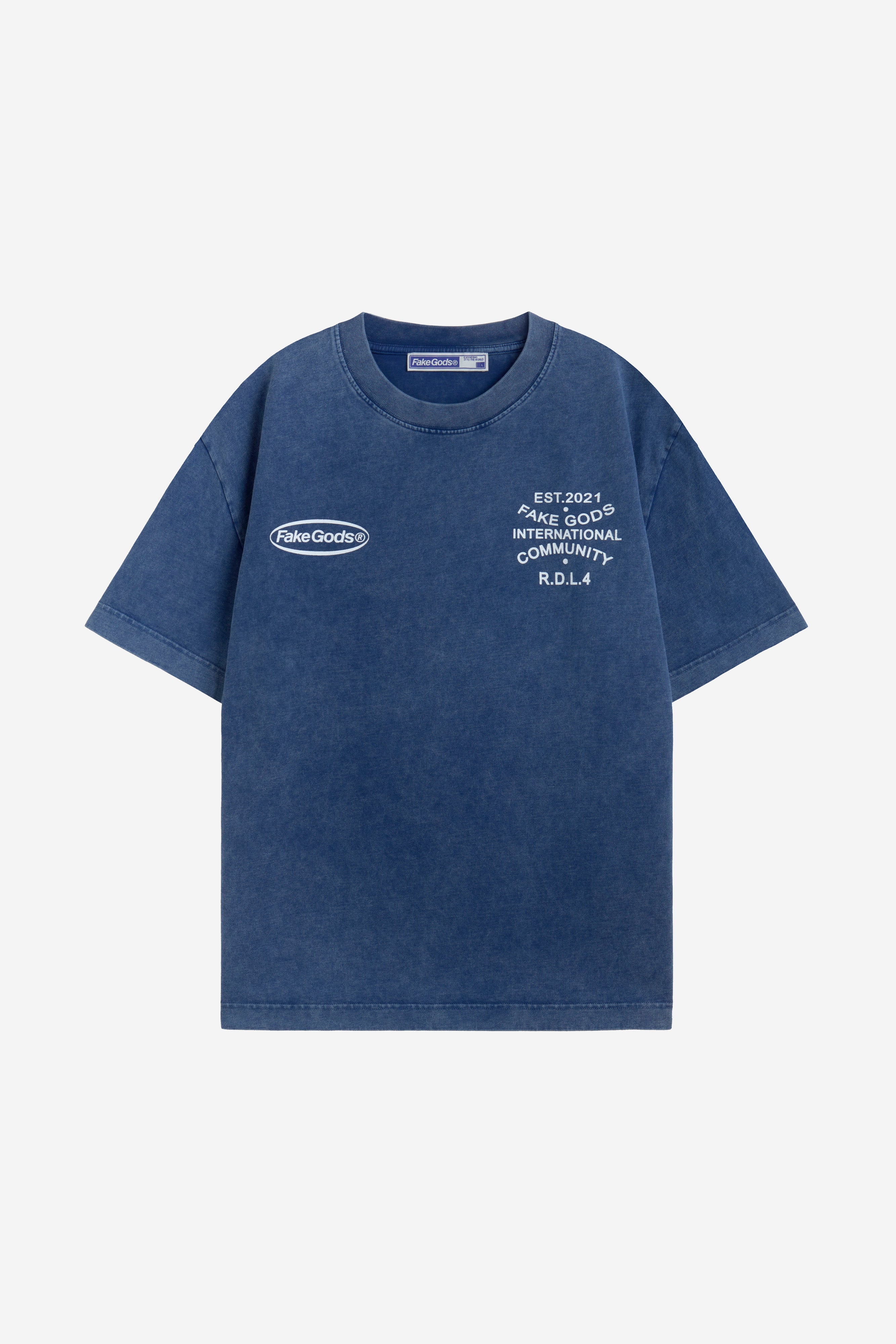 OUR HOME TEE BLUE