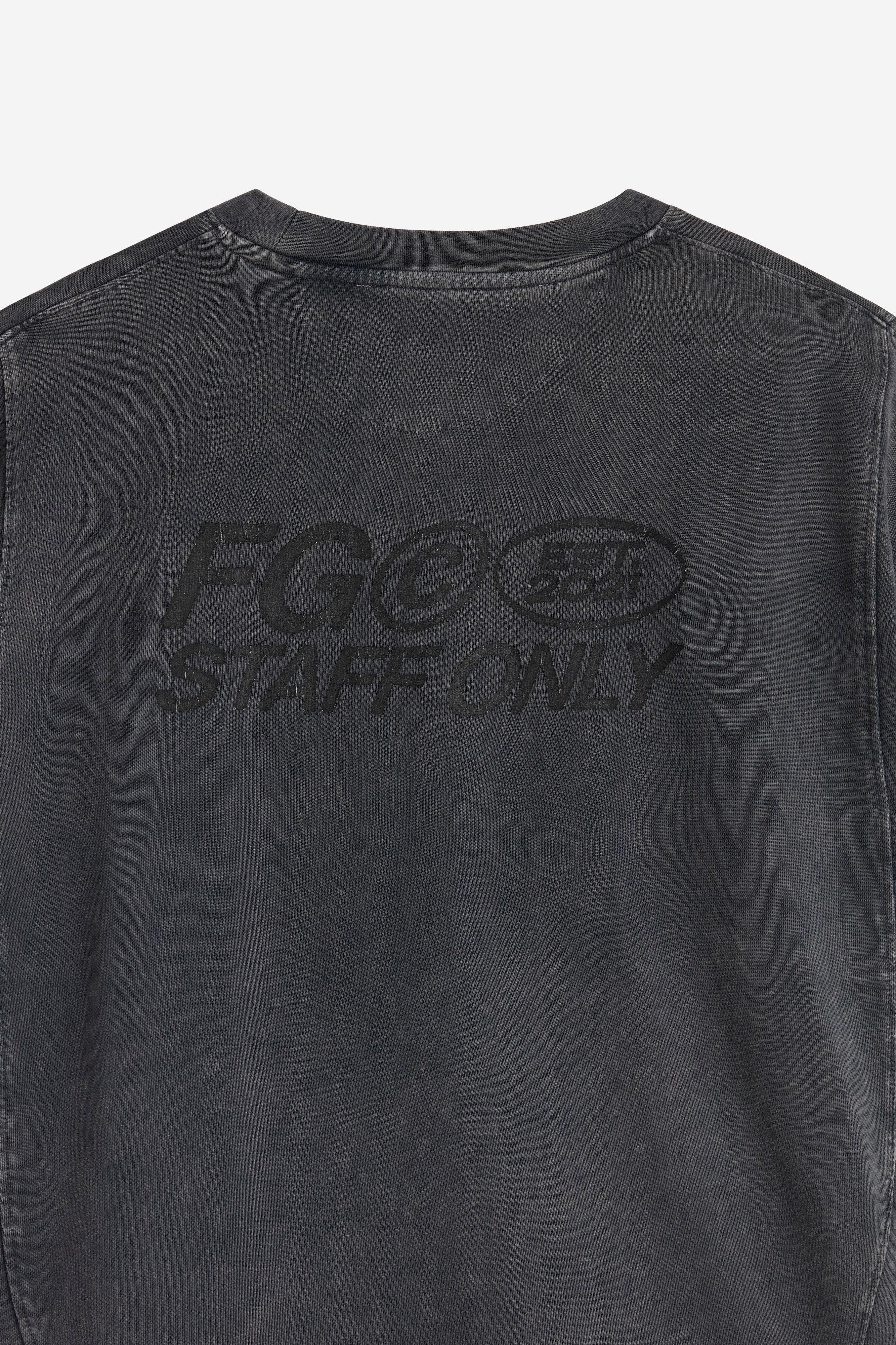 STAFF ONLY TEE BLACK