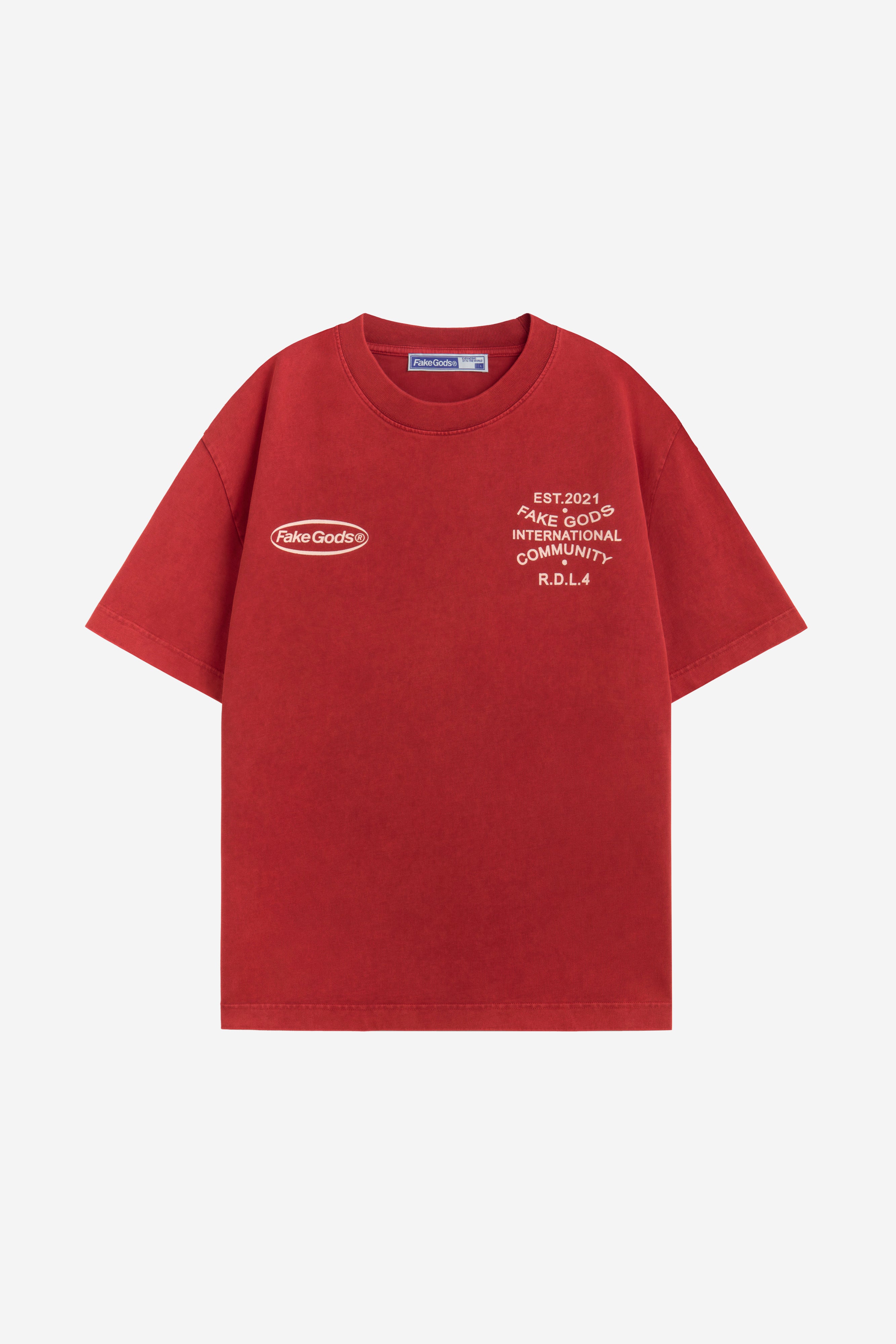 OUR HOME TEE RED