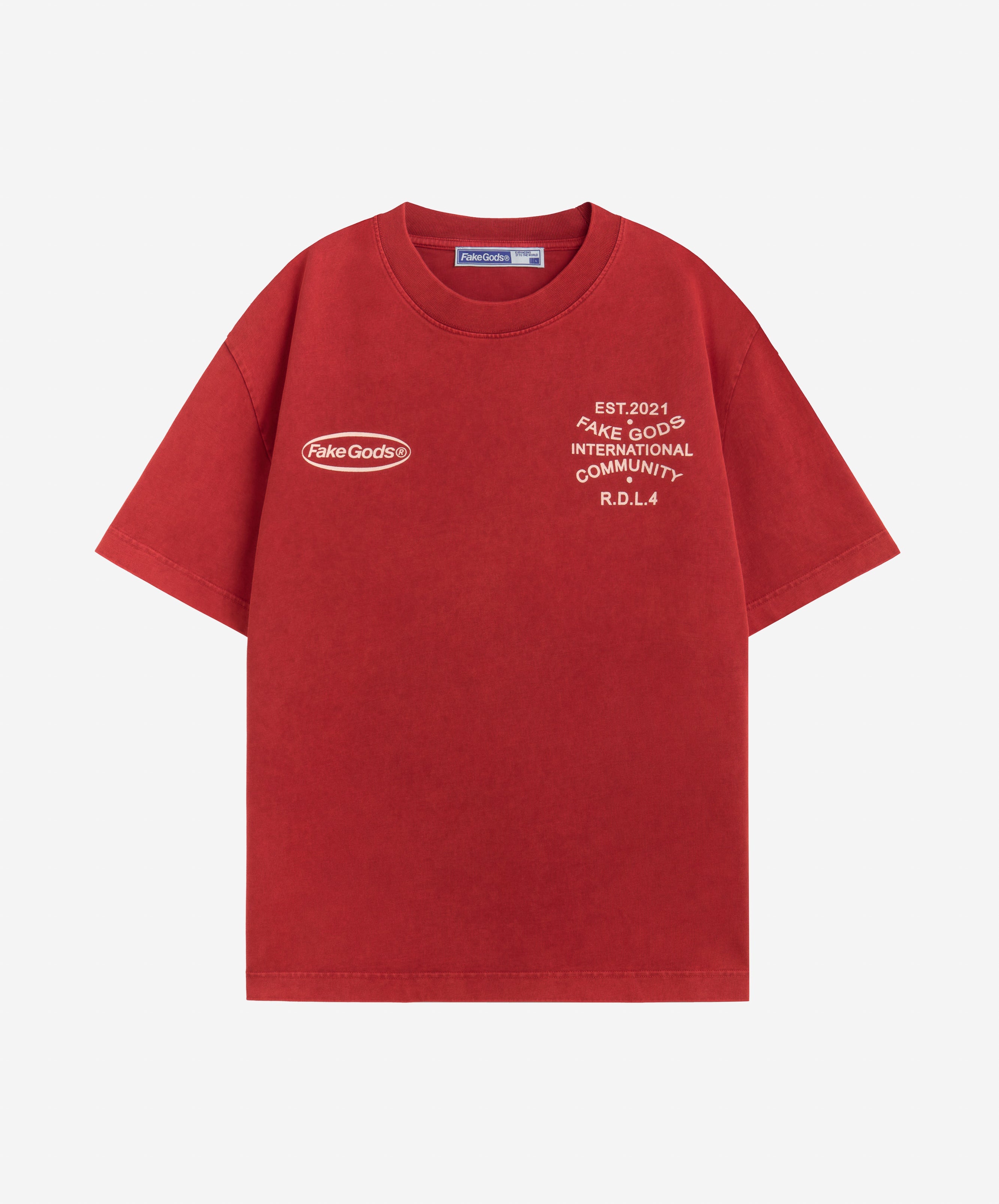 OUR HOME TEE RED