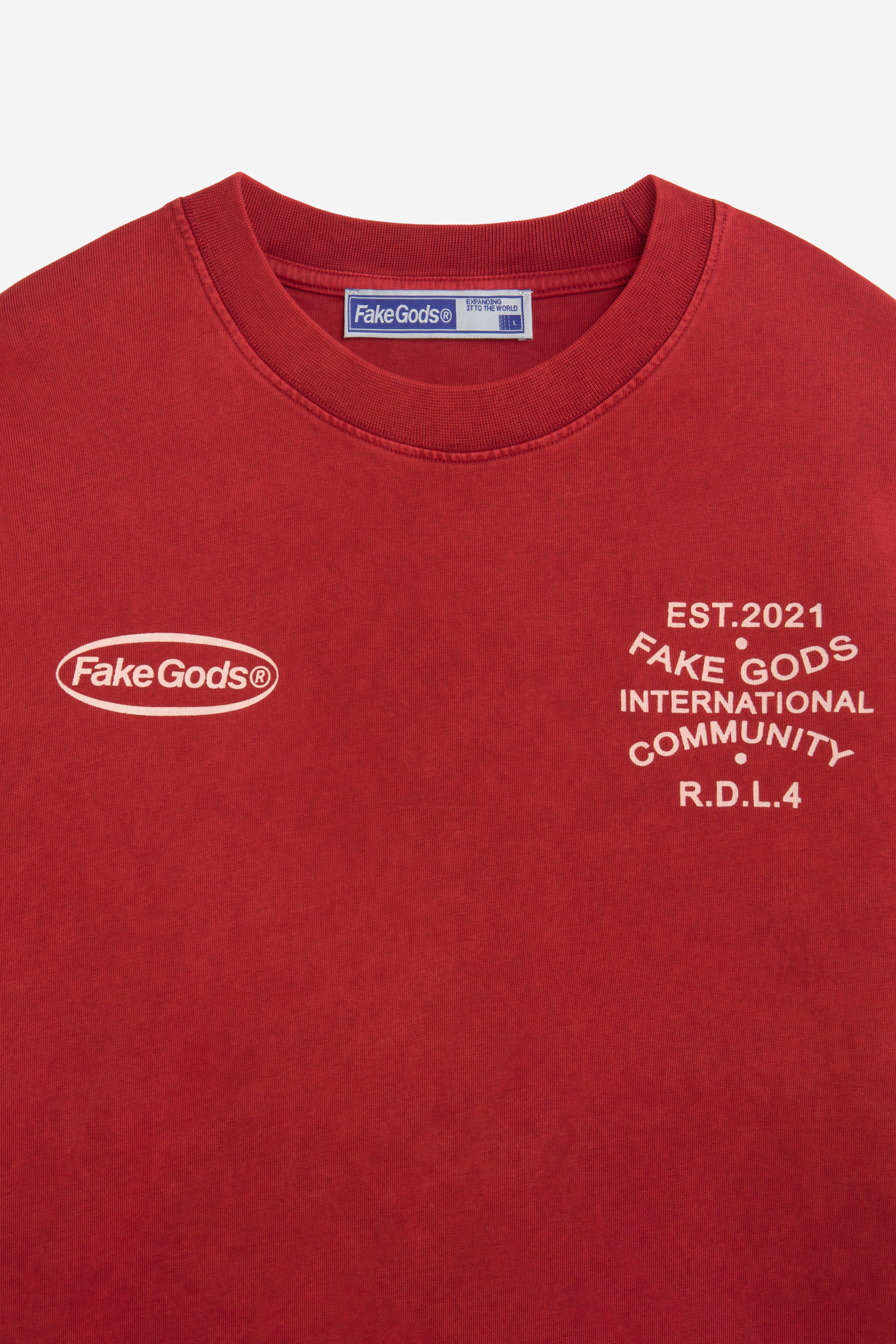 OUR HOME TEE RED