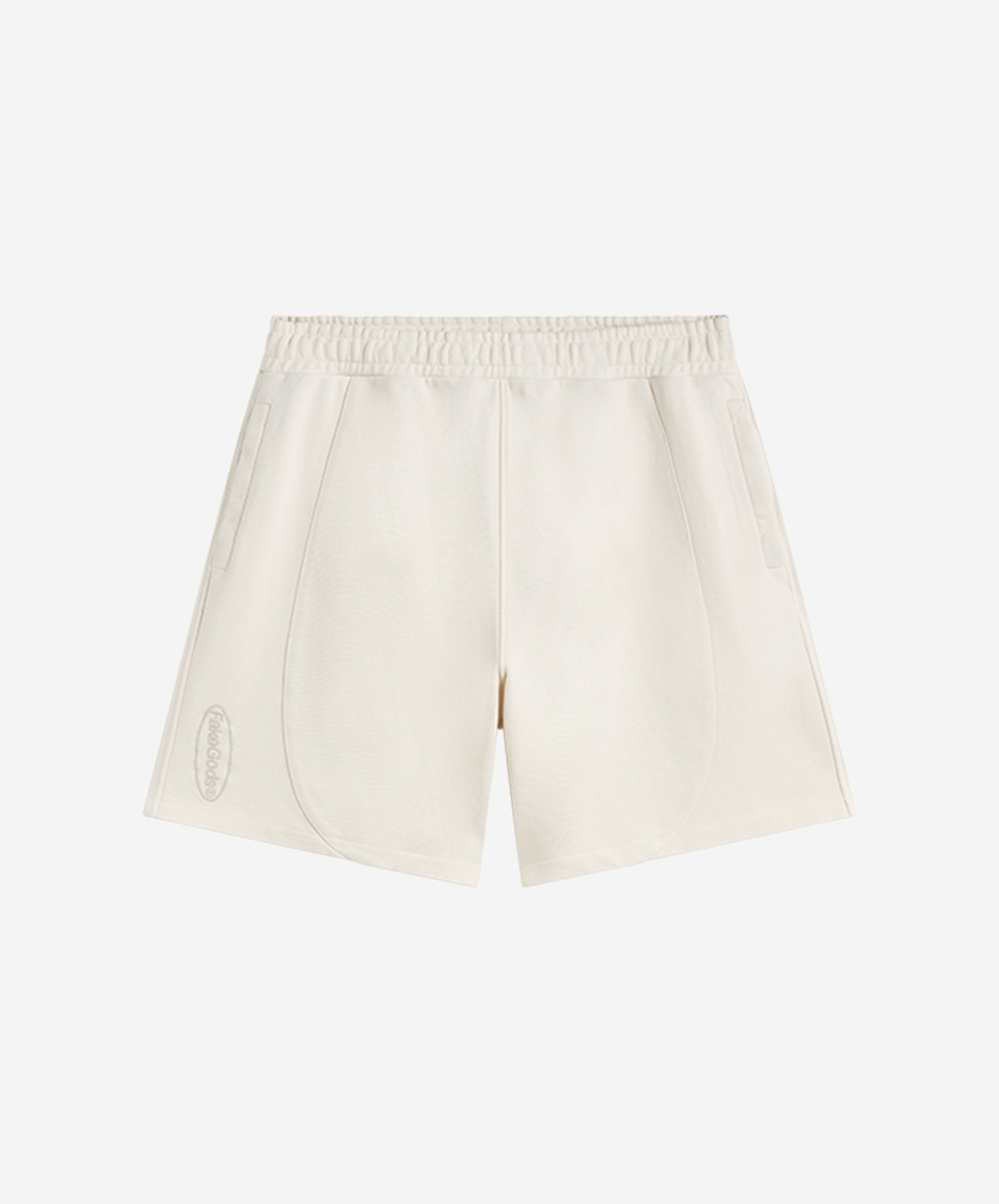 GARMENT DYED SHORTS CREAM