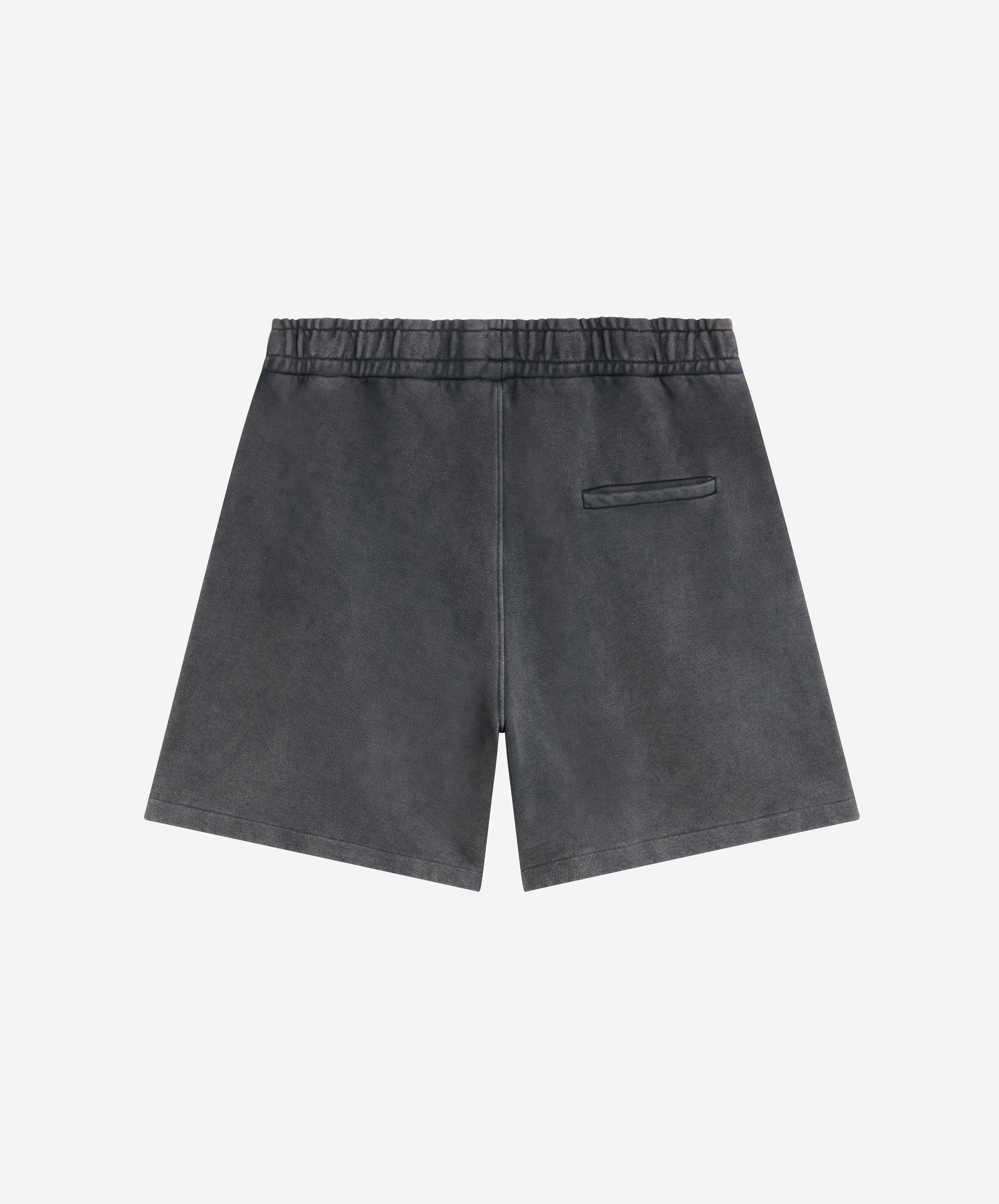 GARMENT DYED SHORTS BLACK