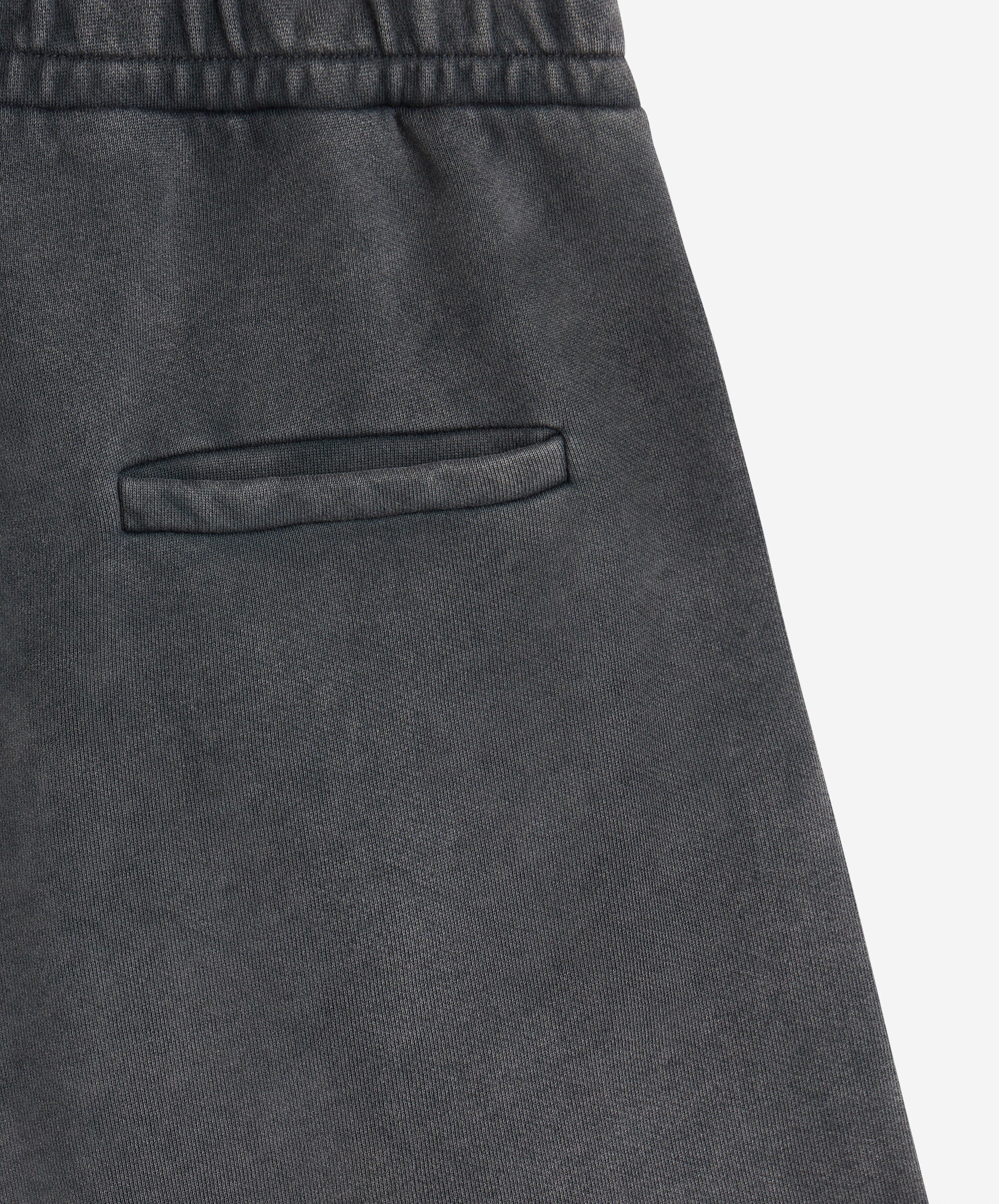 GARMENT DYED SHORTS BLACK