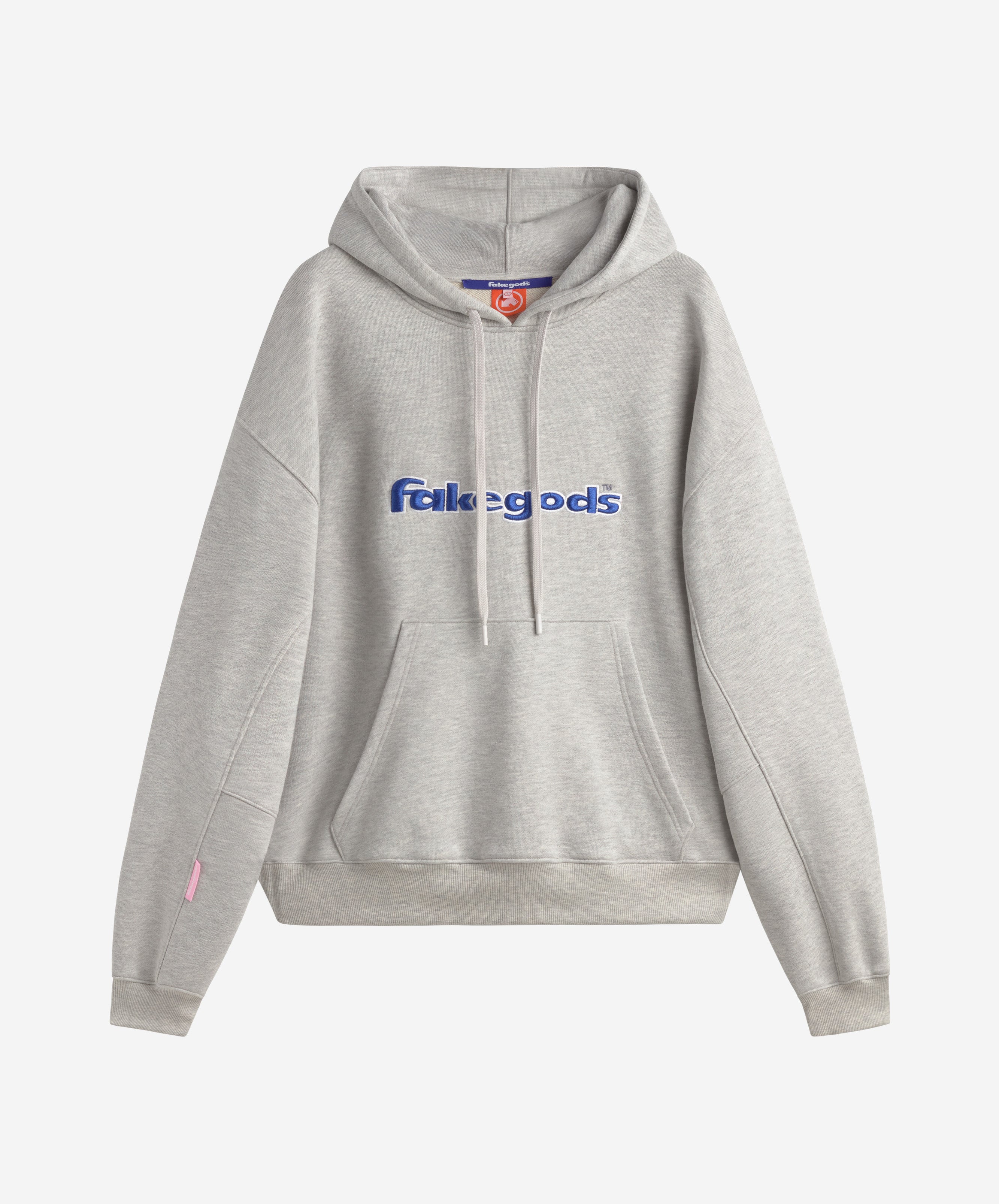 SOLID LOGO HOODIE GREY MELANGE