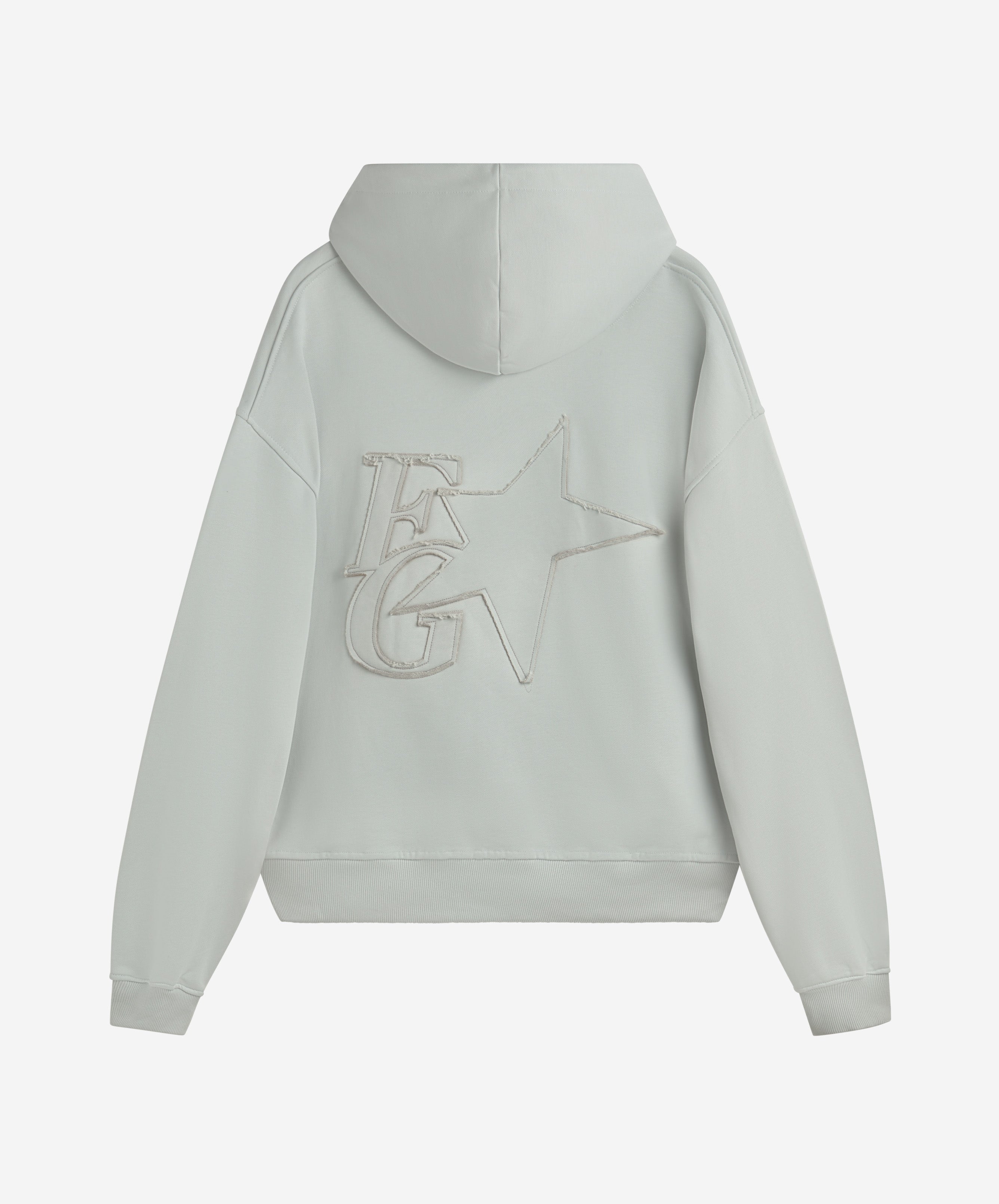 Grey star hoodie sale