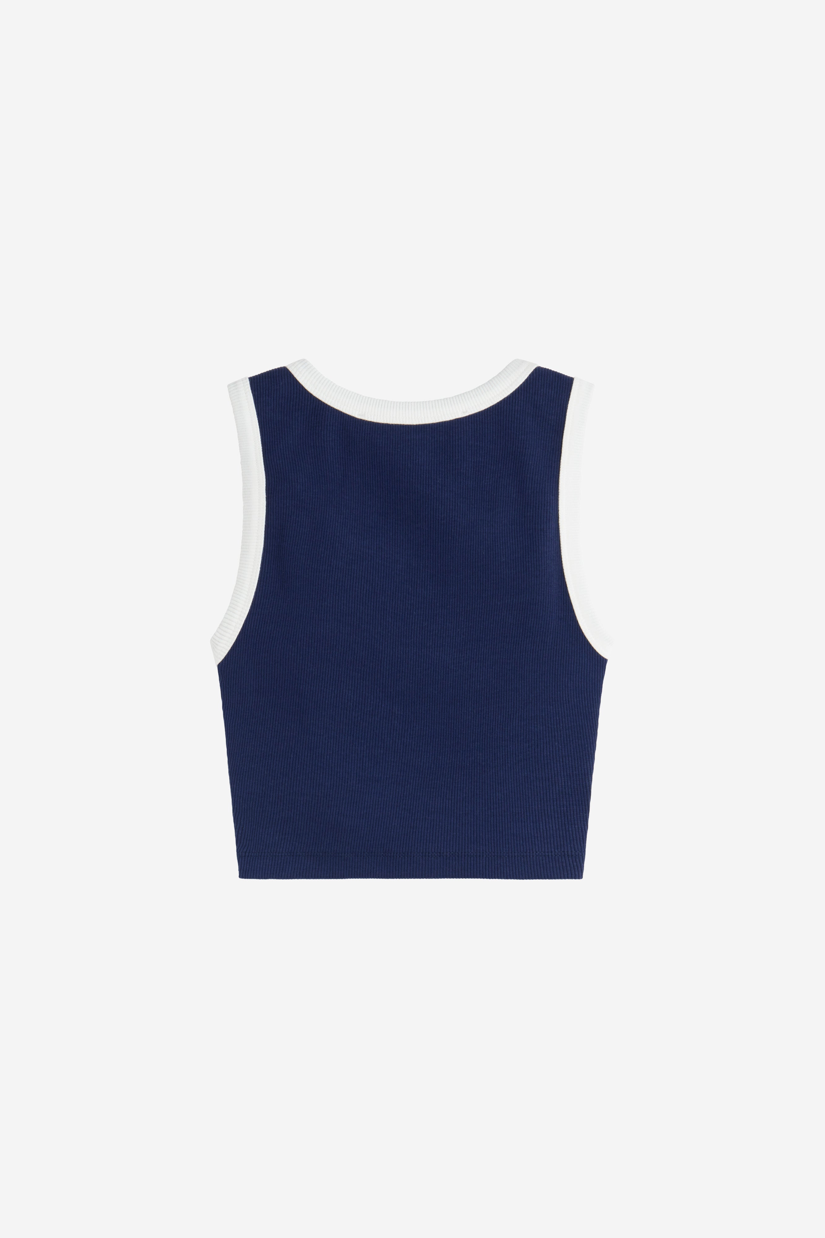 SCARLET CROP TOP NAVY