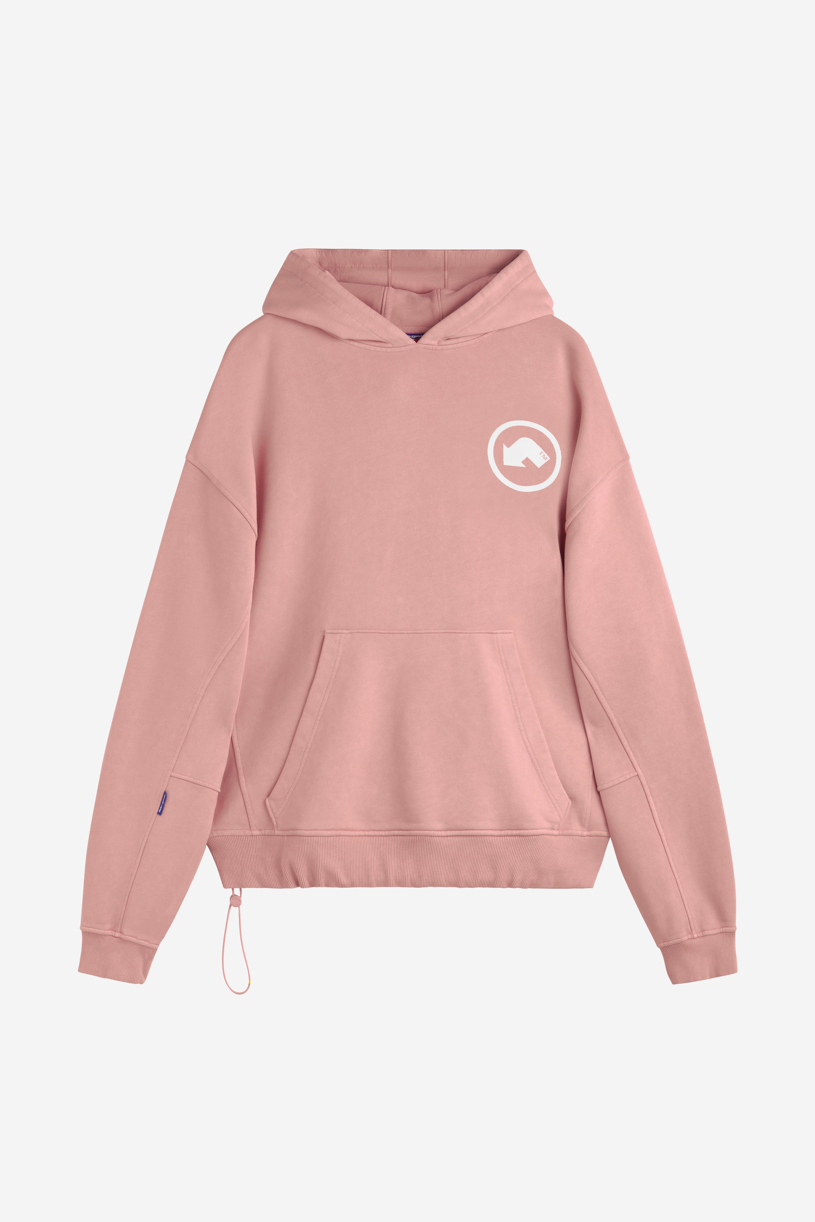 TM WASHED HOODIE ROSE