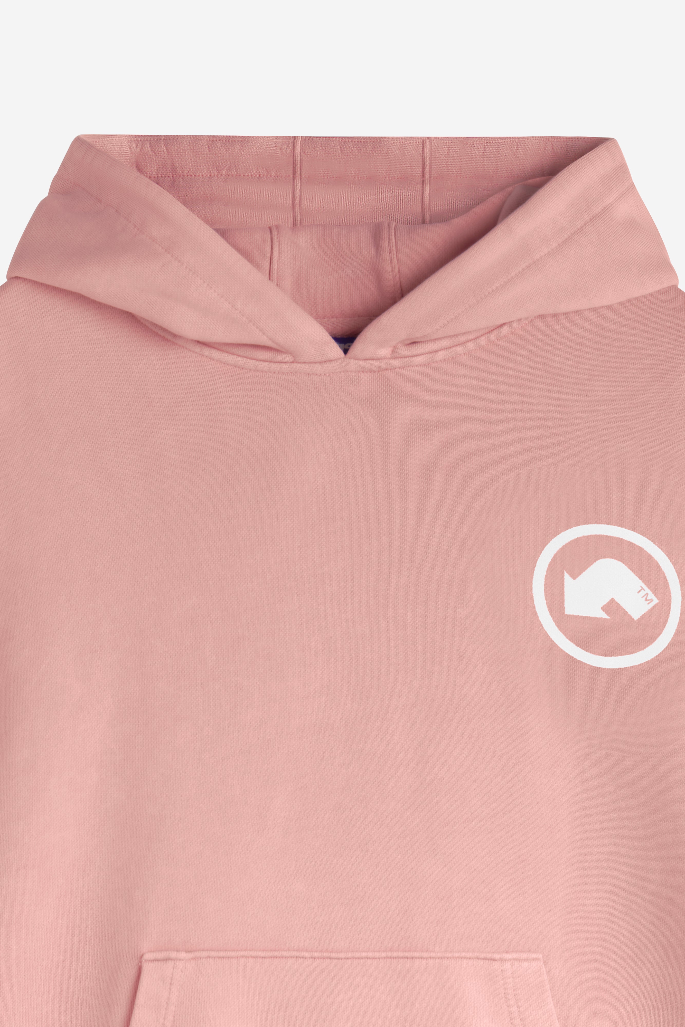 TM WASHED HOODIE ROSE