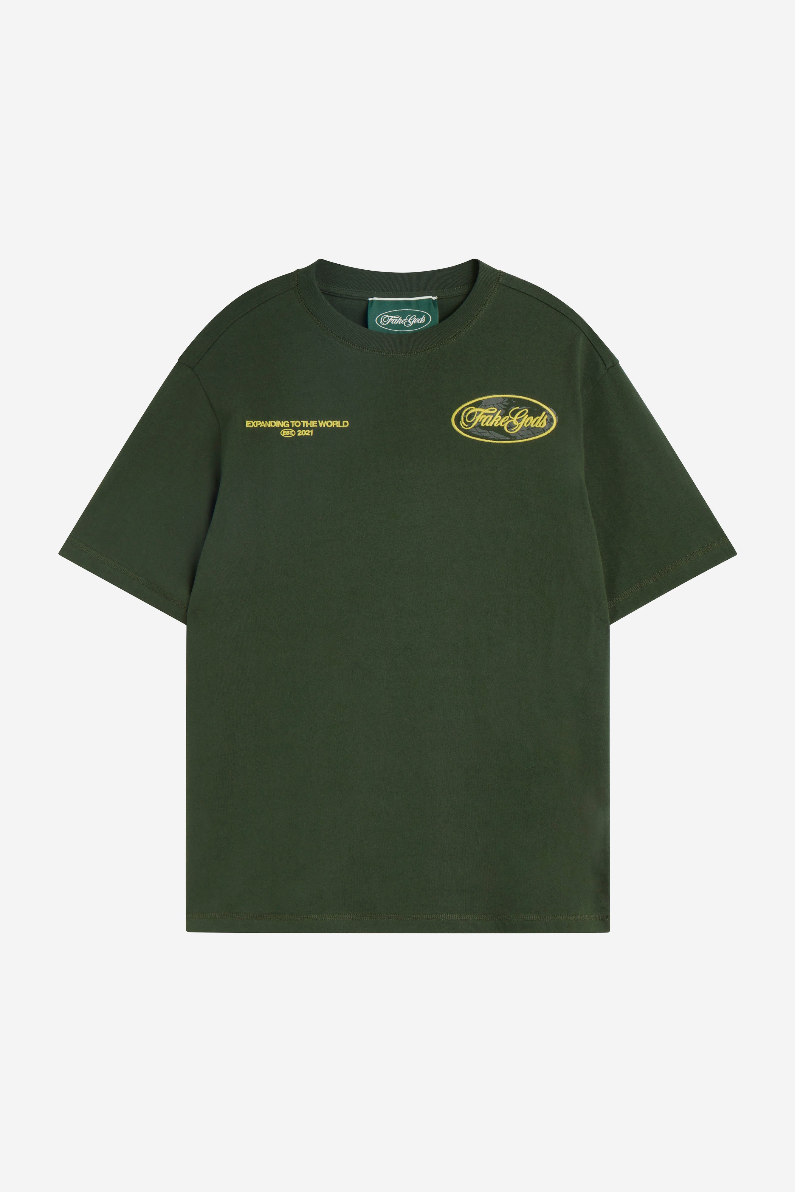 EXPANDING IT TEE DARK GREEN