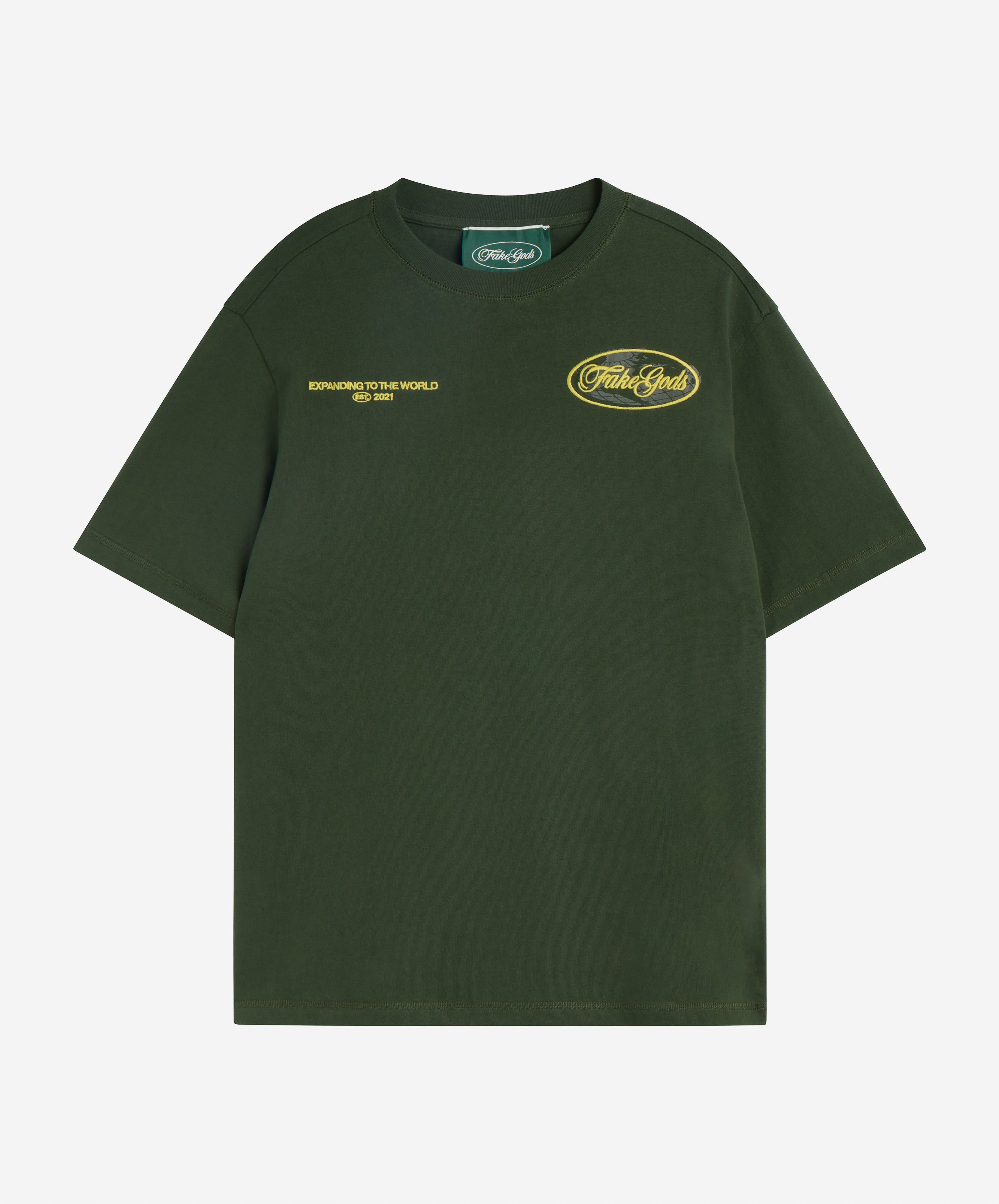 EXPANDING IT TEE DARK GREEN