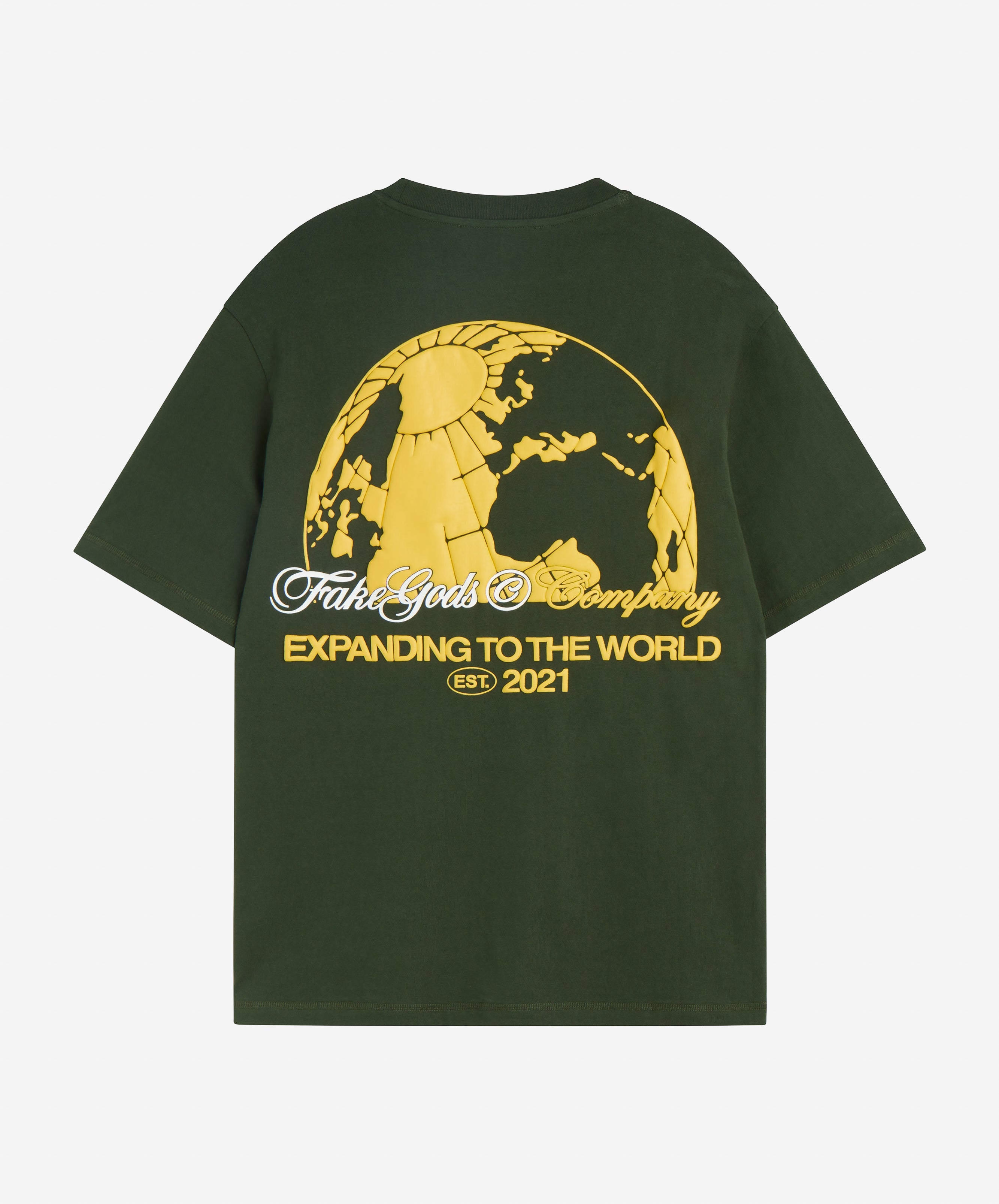 EXPANDING IT TEE DARK GREEN