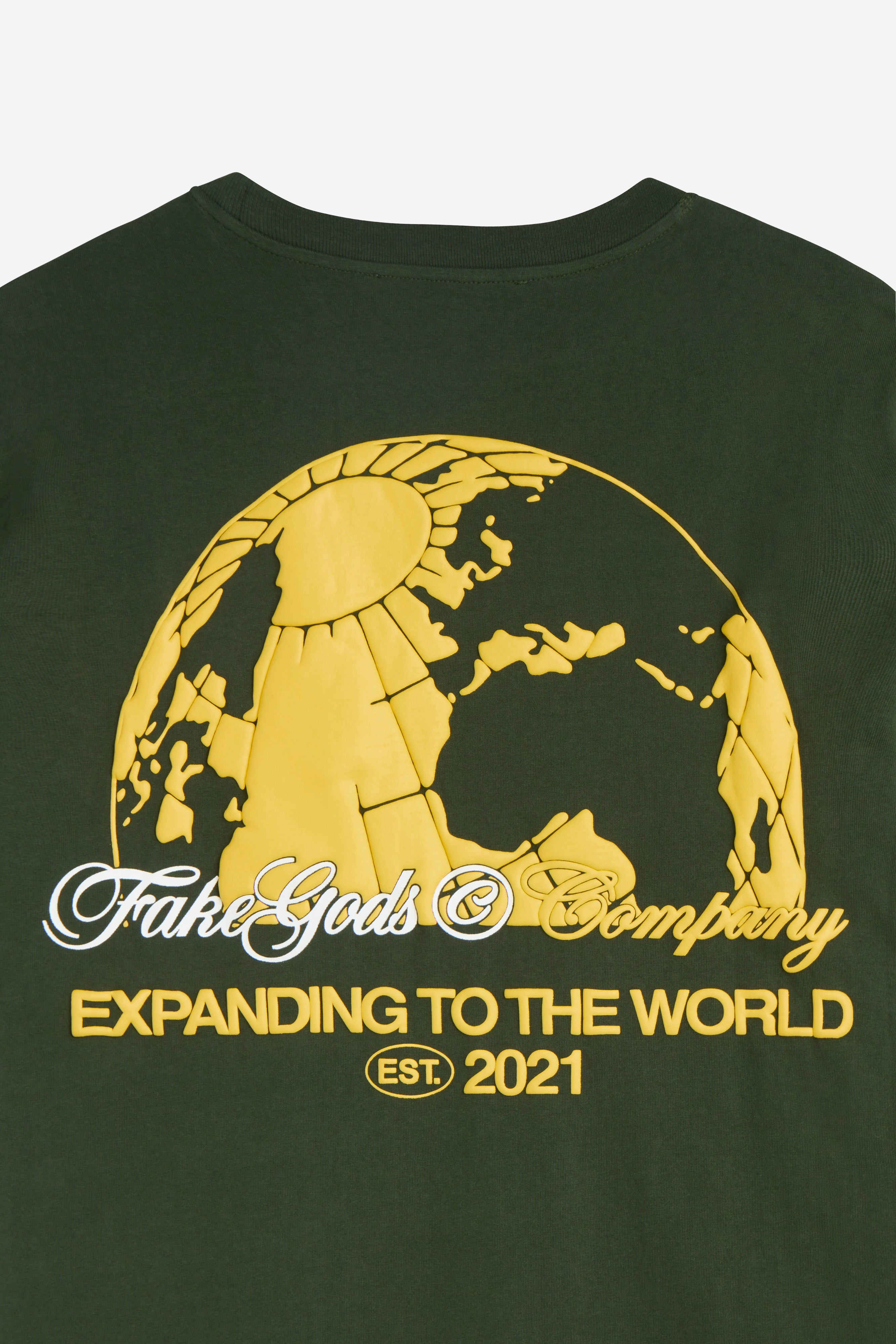 EXPANDING IT TEE DARK GREEN