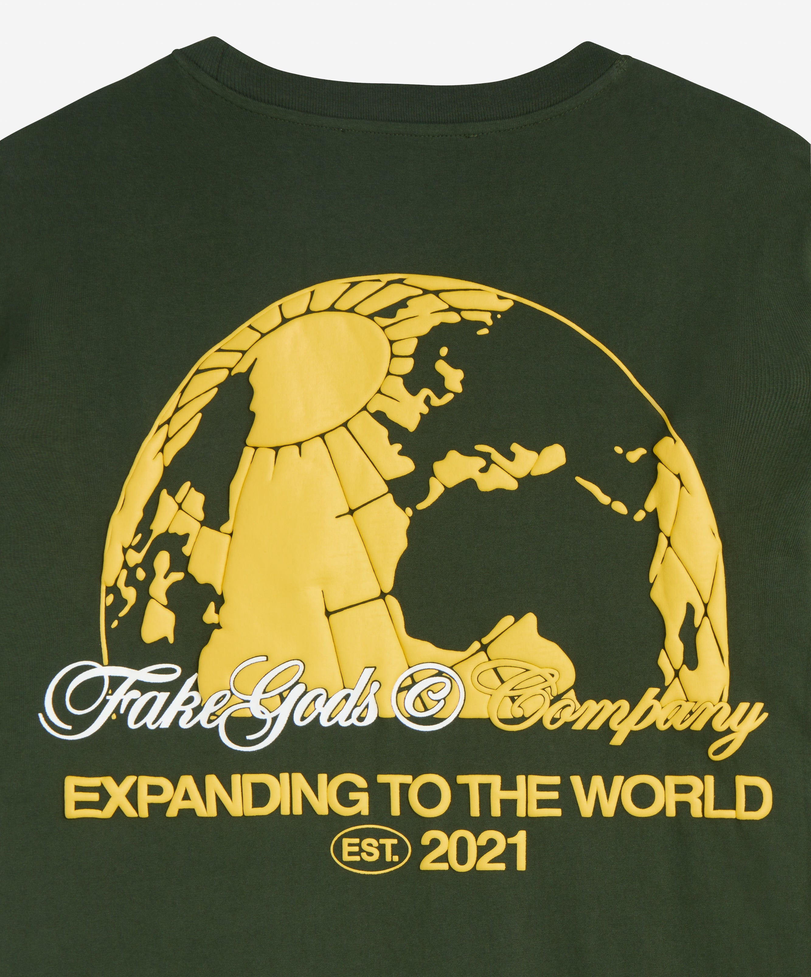 EXPANDING IT TEE DARK GREEN