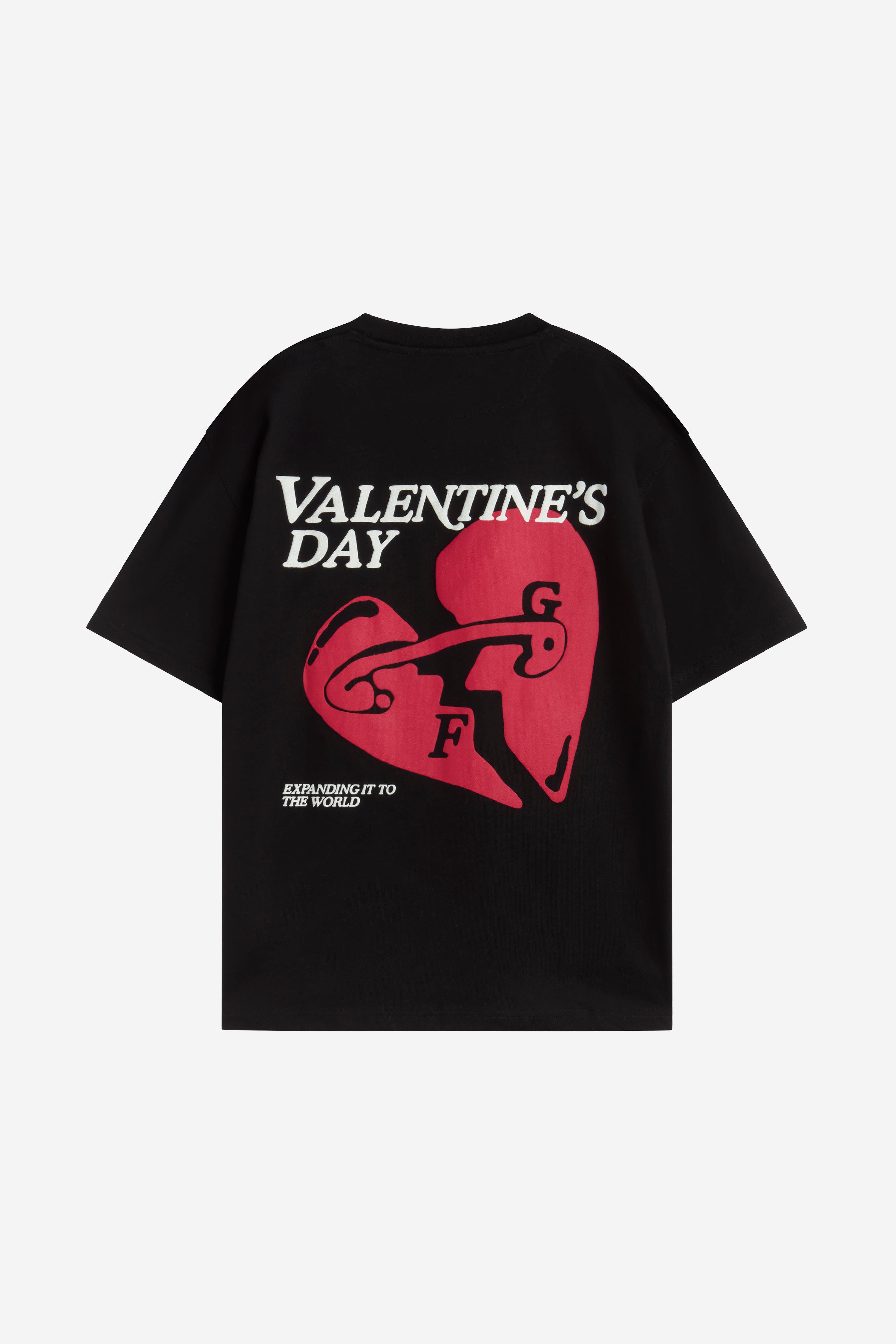 NOT YET VALENTINE'S TEE BLACK