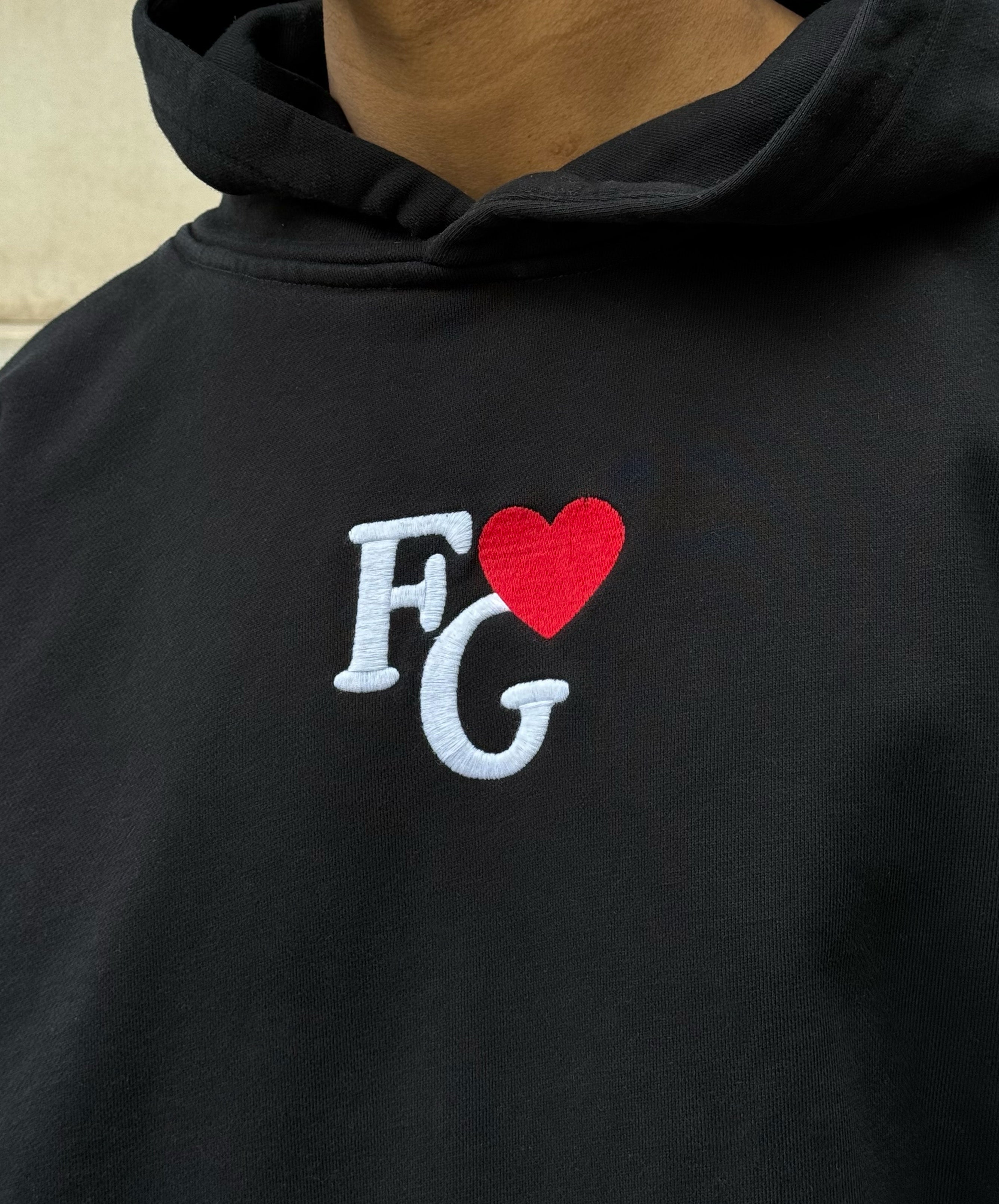 VALENTINE'S HOODIE BLACK